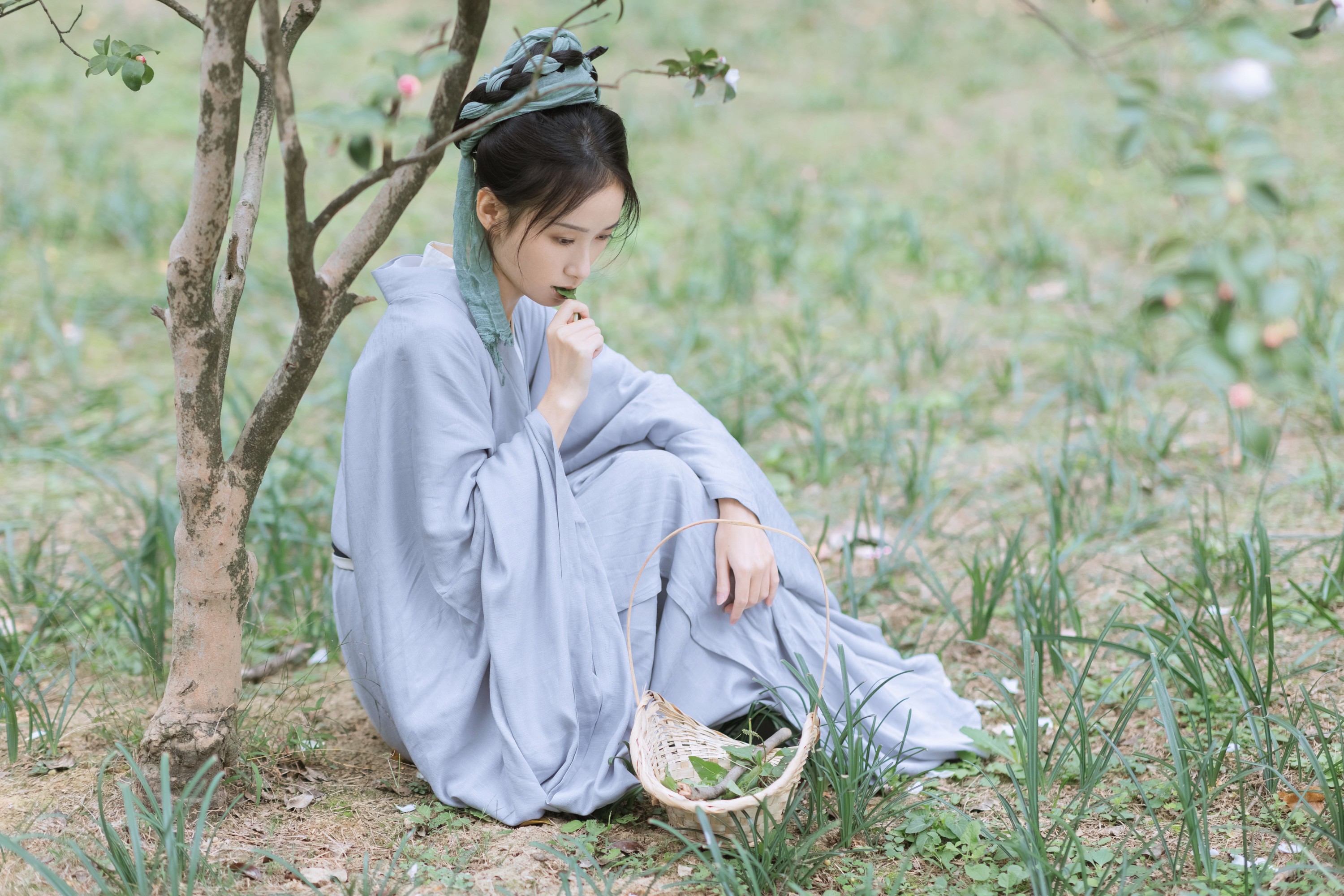 图片[5]-眸小妖 – 《王宝钏挖野菜》[29P]-COS写真在线网