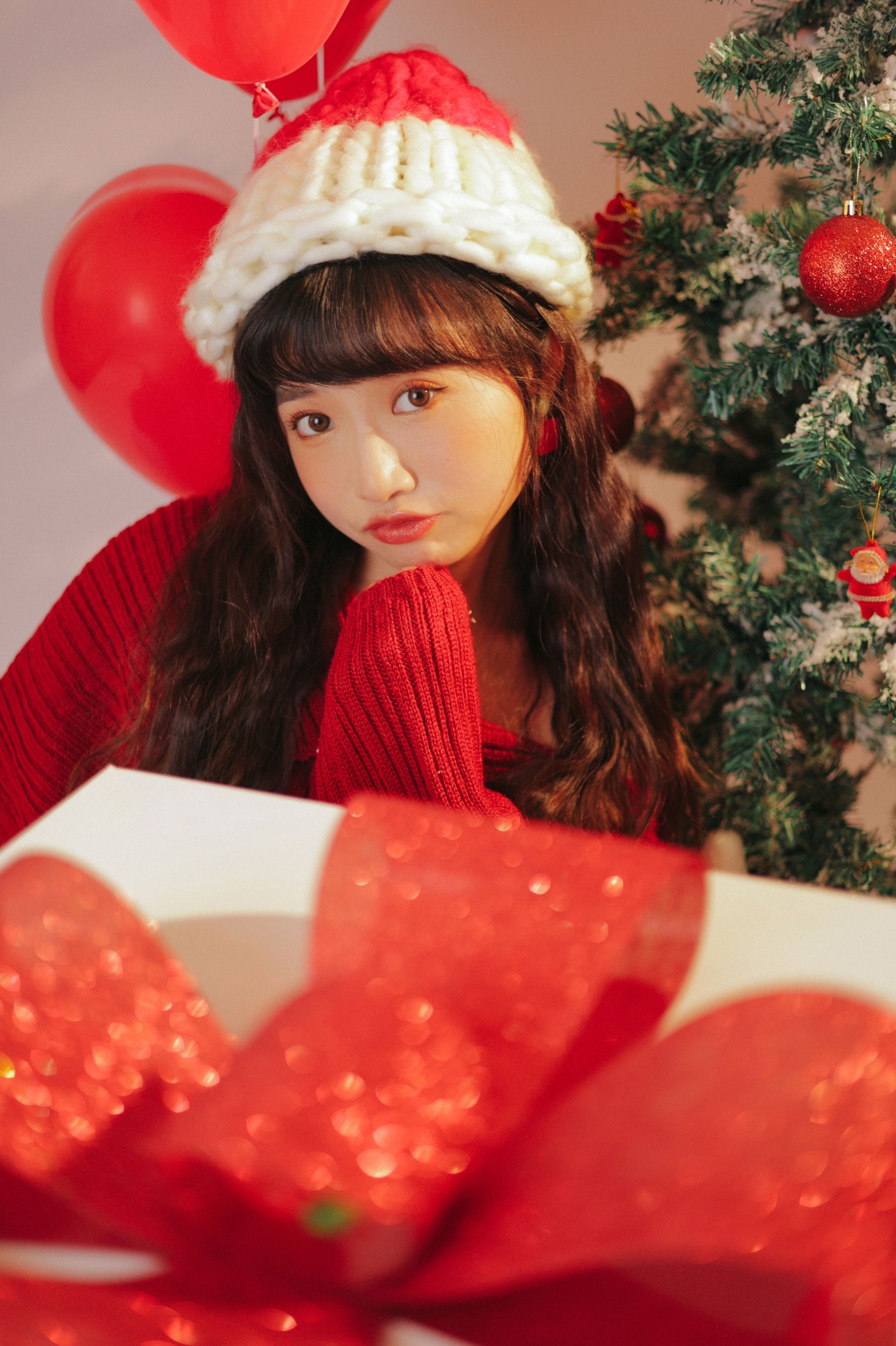 图片[3]-蓝胖子 – 《爱心红色圣诞》[33P]-COS写真在线网