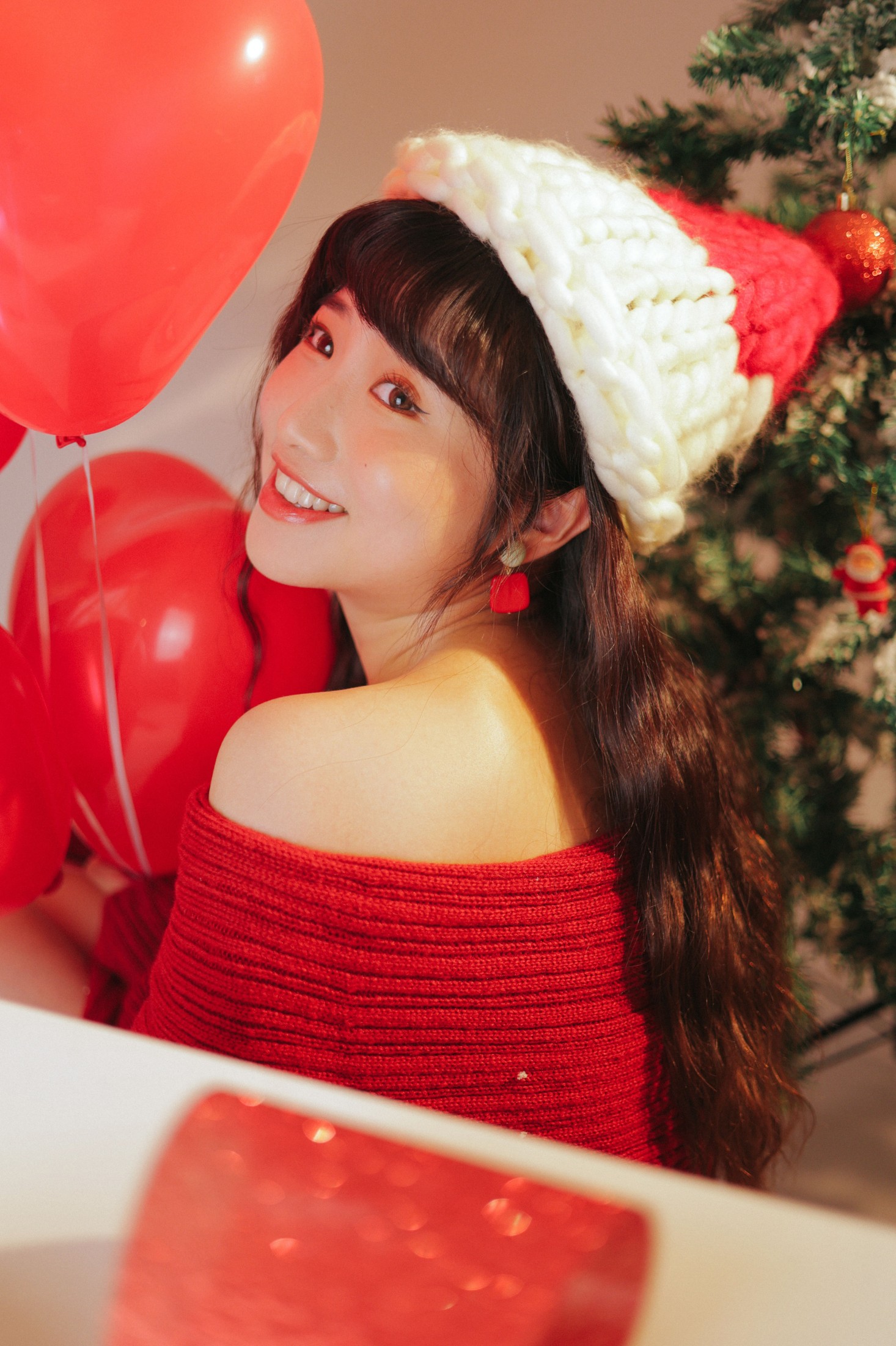 图片[4]-蓝胖子 – 《爱心红色圣诞》[33P]-COS写真在线网