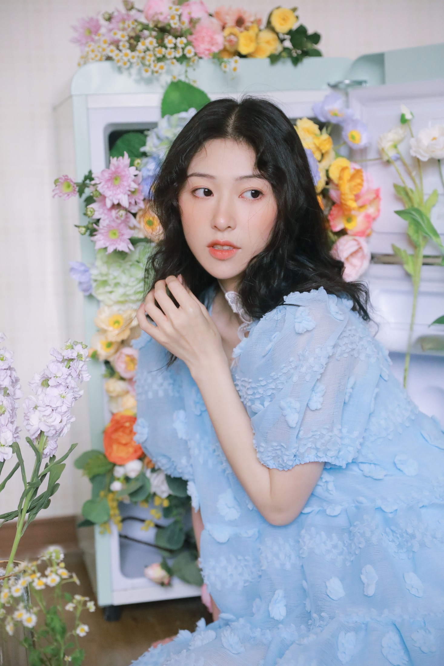 图片[3]-粉面姑娘 – 《冰箱花》[23P]-COS写真在线网