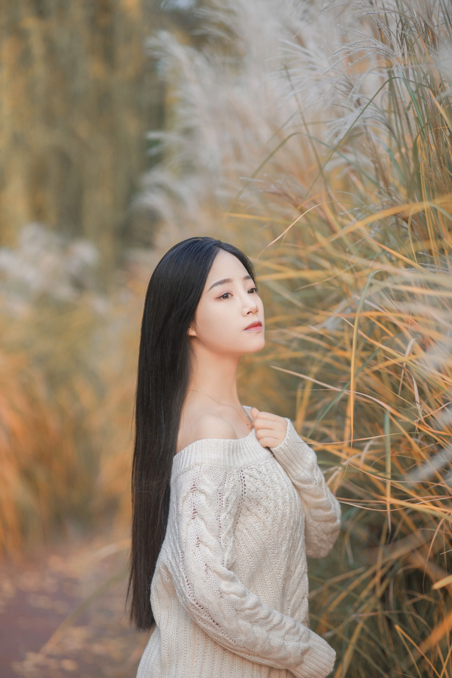 图片[3]-兮兮 – 《藏在芦苇荡中的温柔》[26P]-COS写真在线网