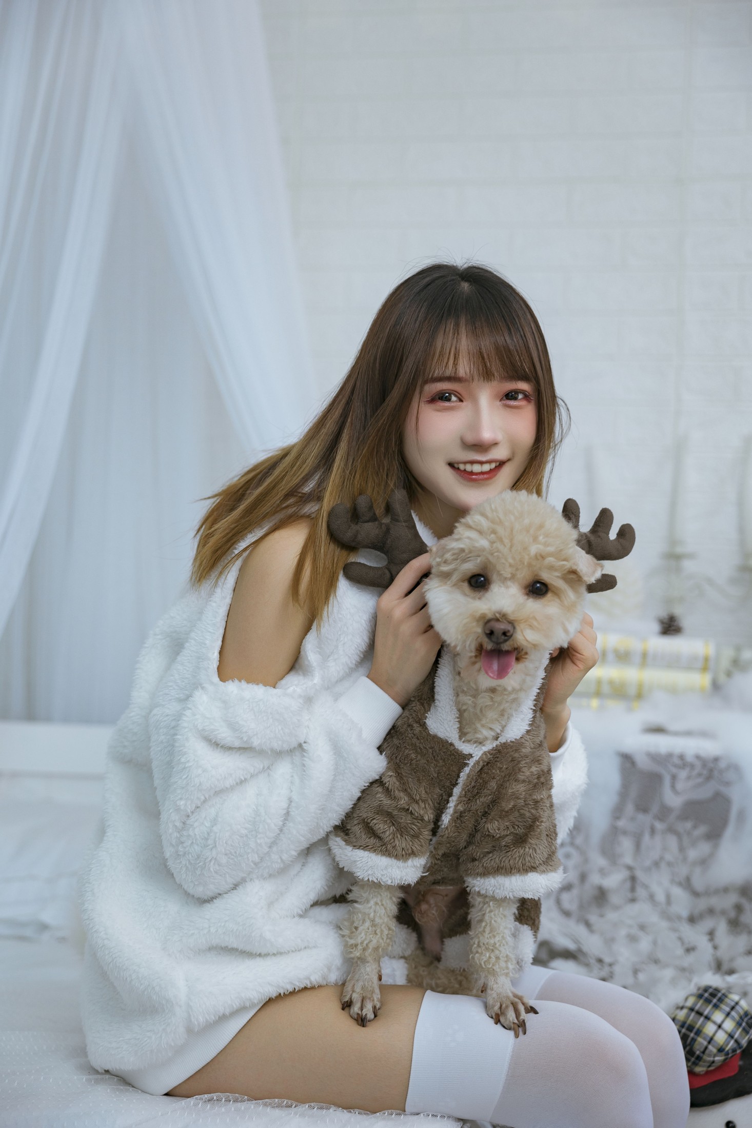图片[4]-兔子Zzz不吃胡萝卜 – 《温馨少女与宠物们》[24P]-COS写真在线网