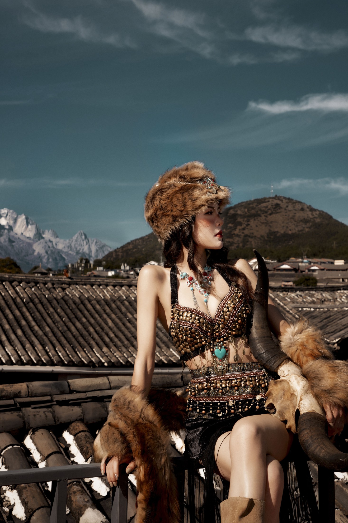图片[3]-戴戴 – 《部落公主》[25P]-COS写真在线网