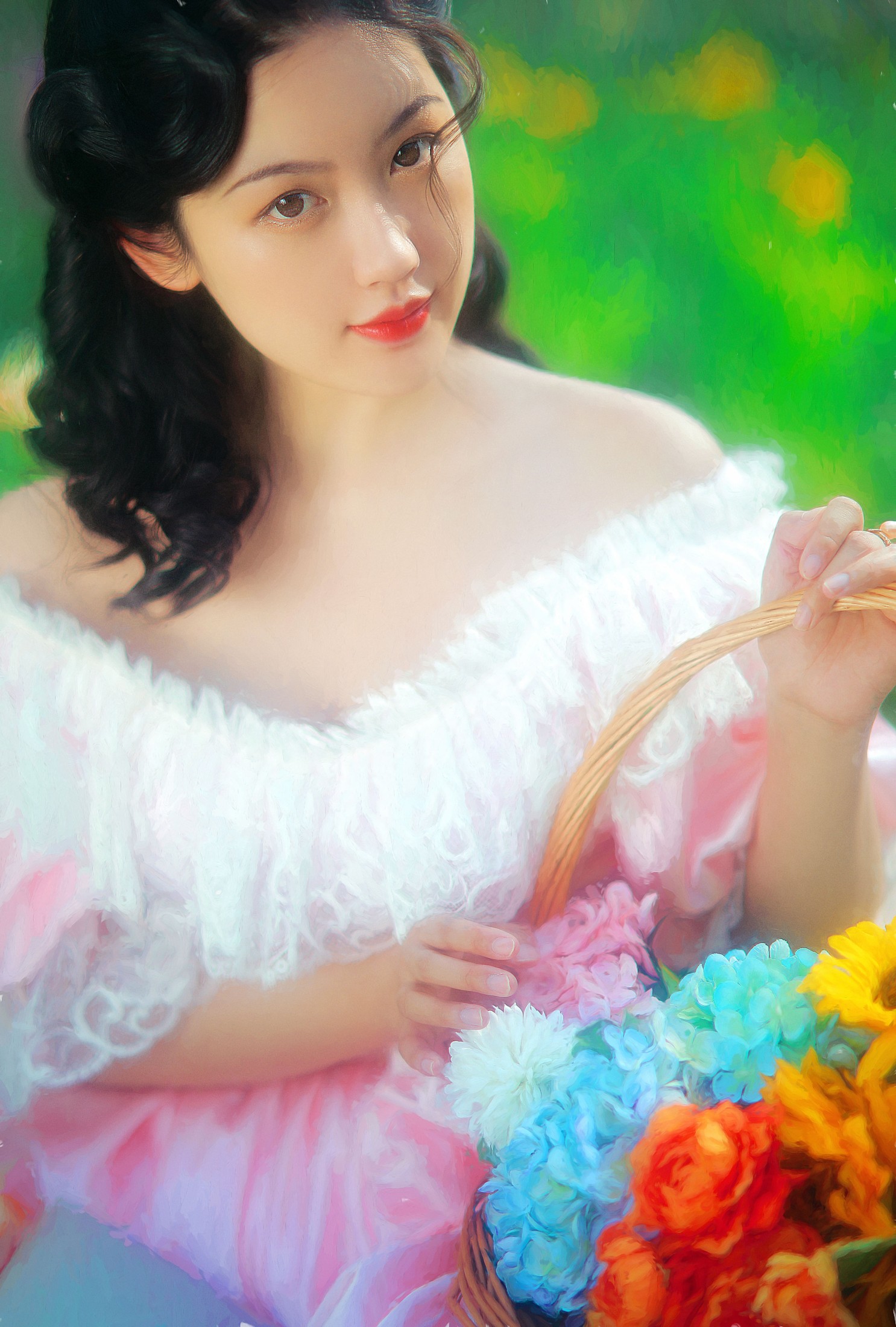 图片[5]-棠以 – 《花丛漫步》[28P]-COS写真在线网