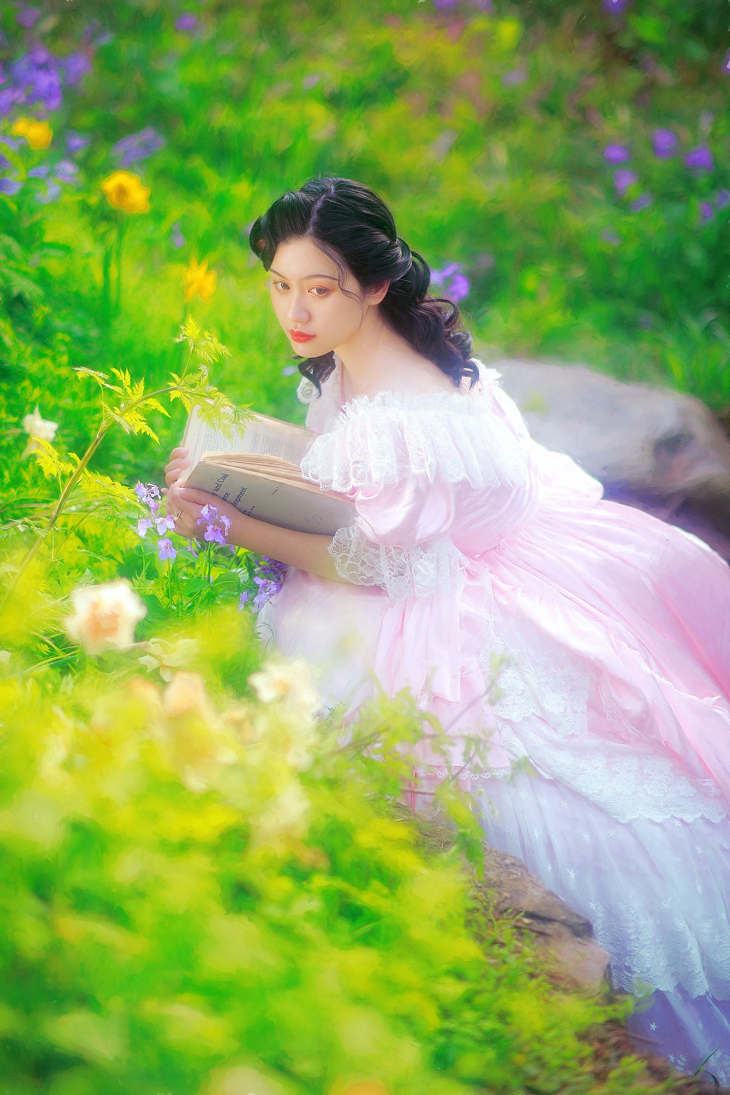 图片[3]-棠以 – 《花丛漫步》[28P]-COS写真在线网