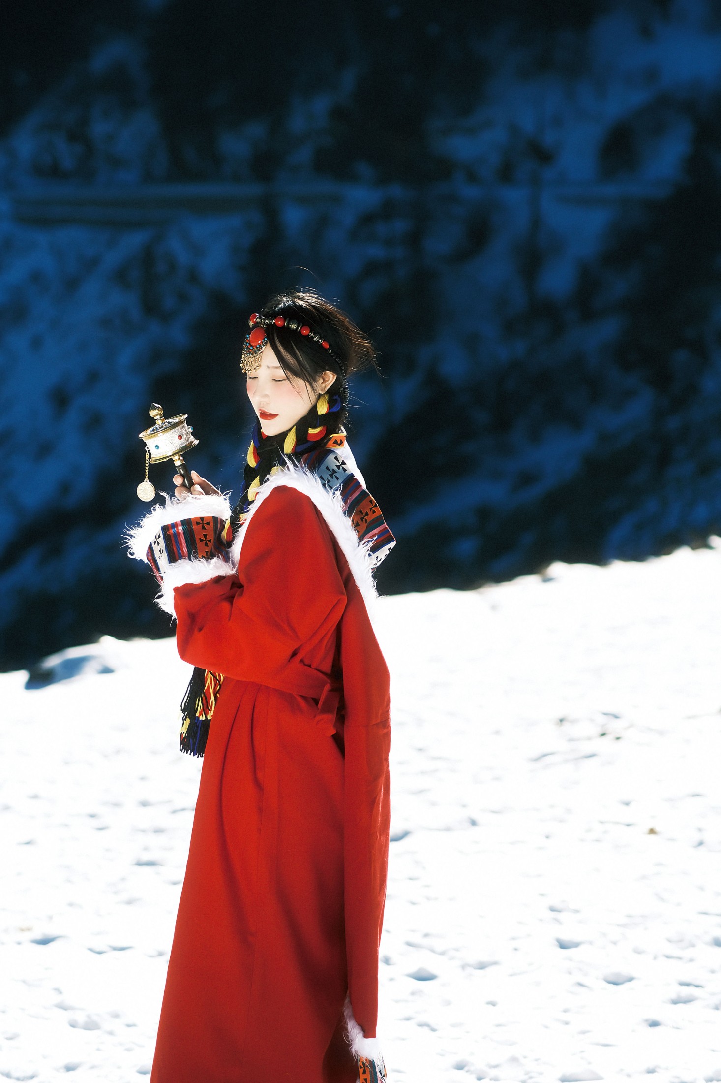 图片[6]-小霜 – 《我离不开神山，你带一支格桑花走吧》[22P]-COS写真在线网