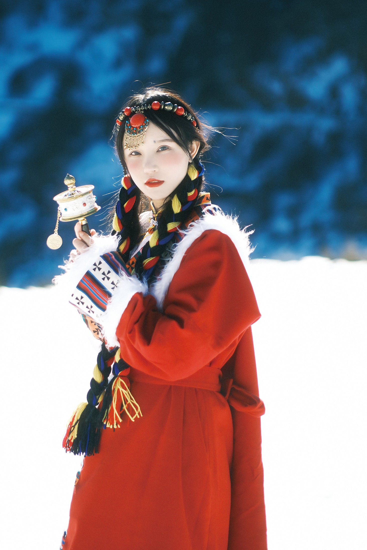 图片[3]-小霜 – 《我离不开神山，你带一支格桑花走吧》[22P]-COS写真在线网
