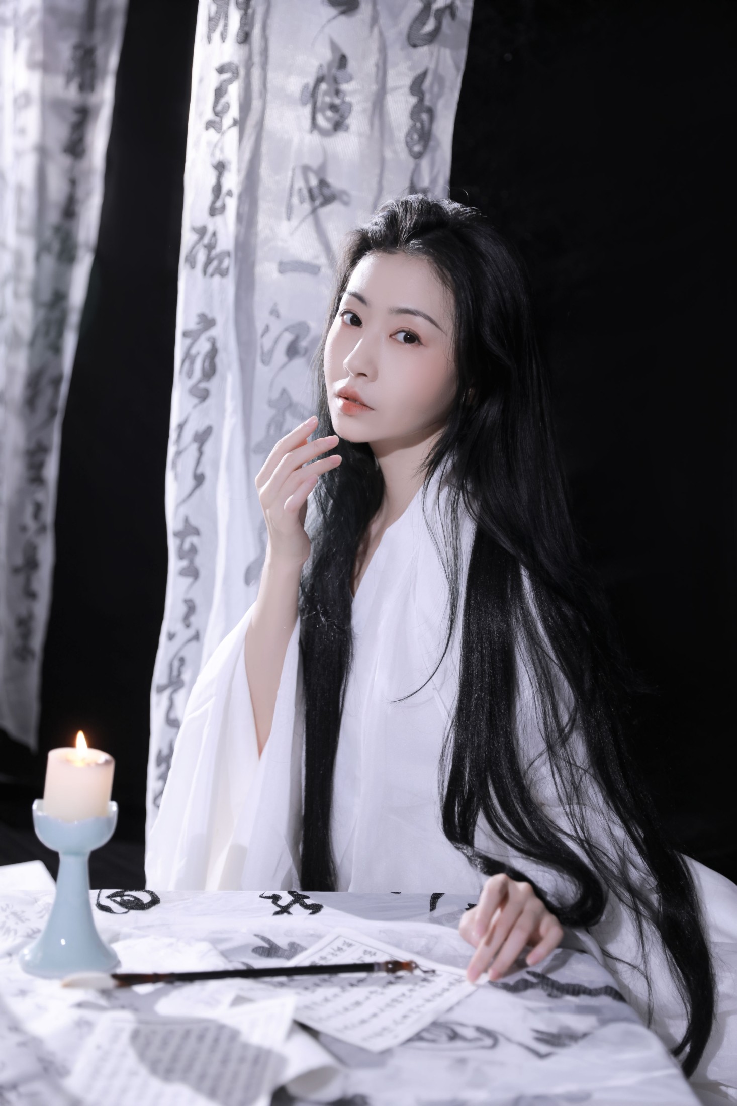 图片[5]-媛媛月舞 – 《提笔写月》[20P]-COS写真在线网