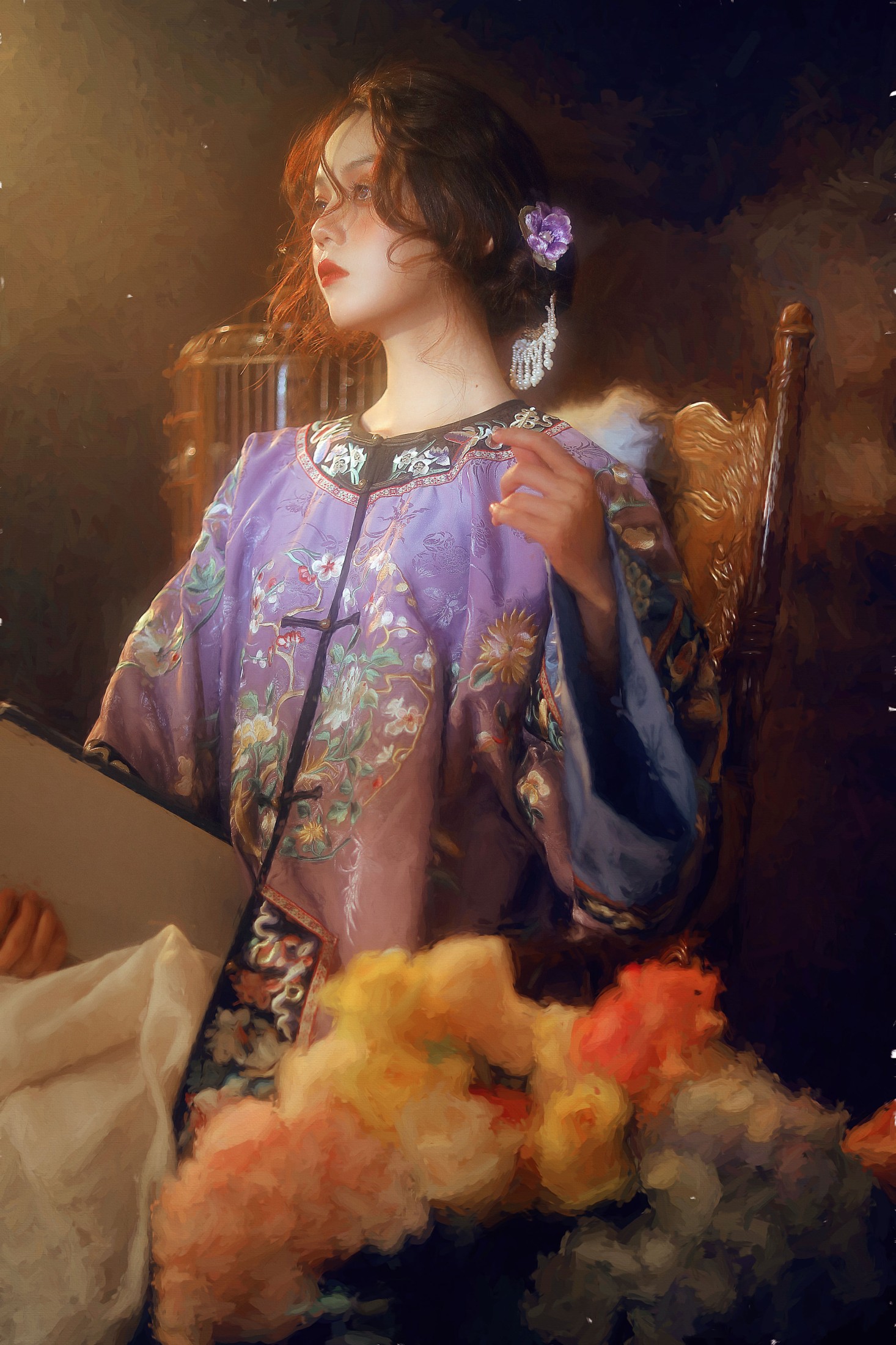 图片[5]-三函女_ – 《油画与清汉女》[25P]-COS写真在线网