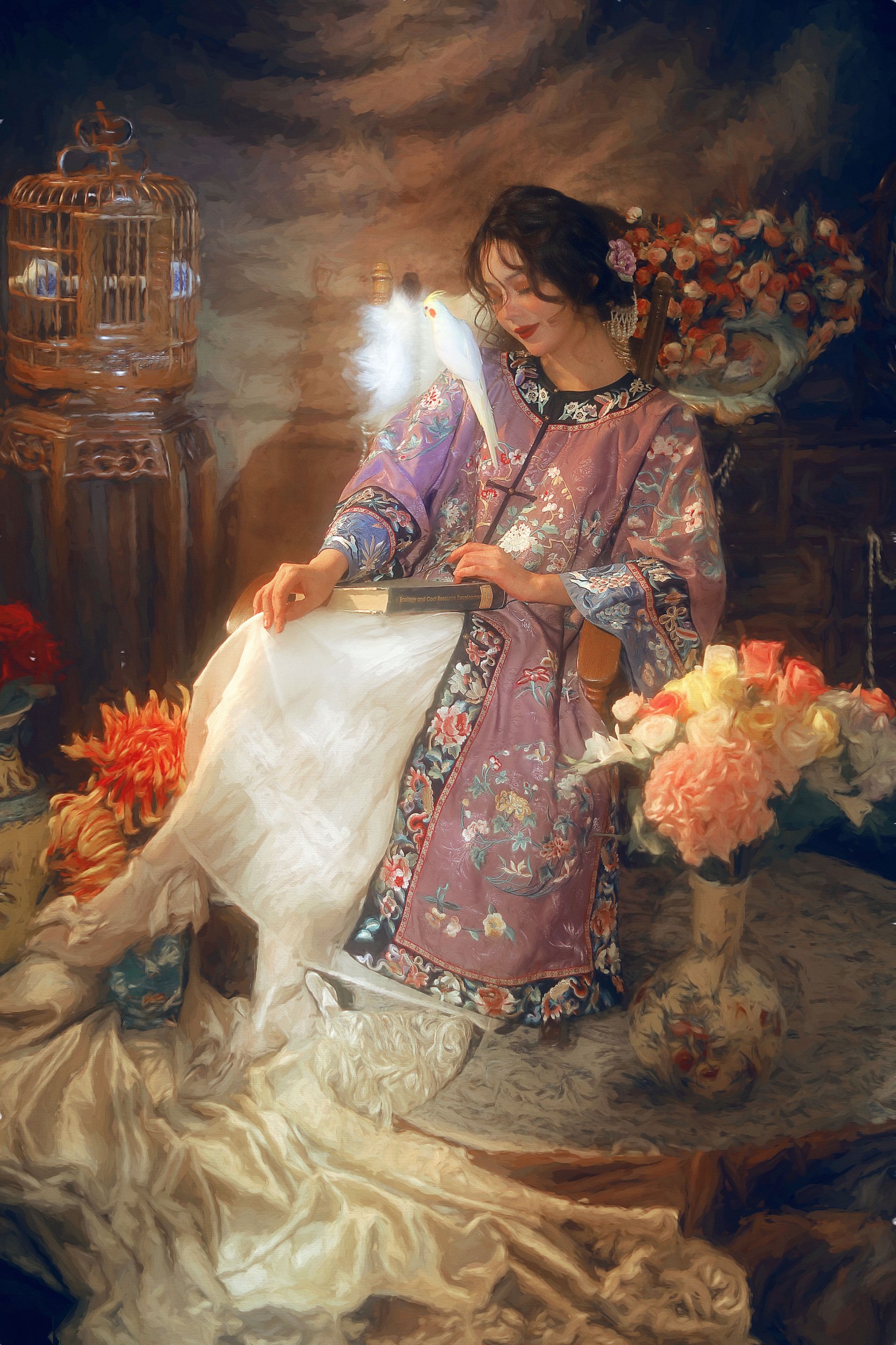 图片[3]-三函女_ – 《油画与清汉女》[25P]-COS写真在线网