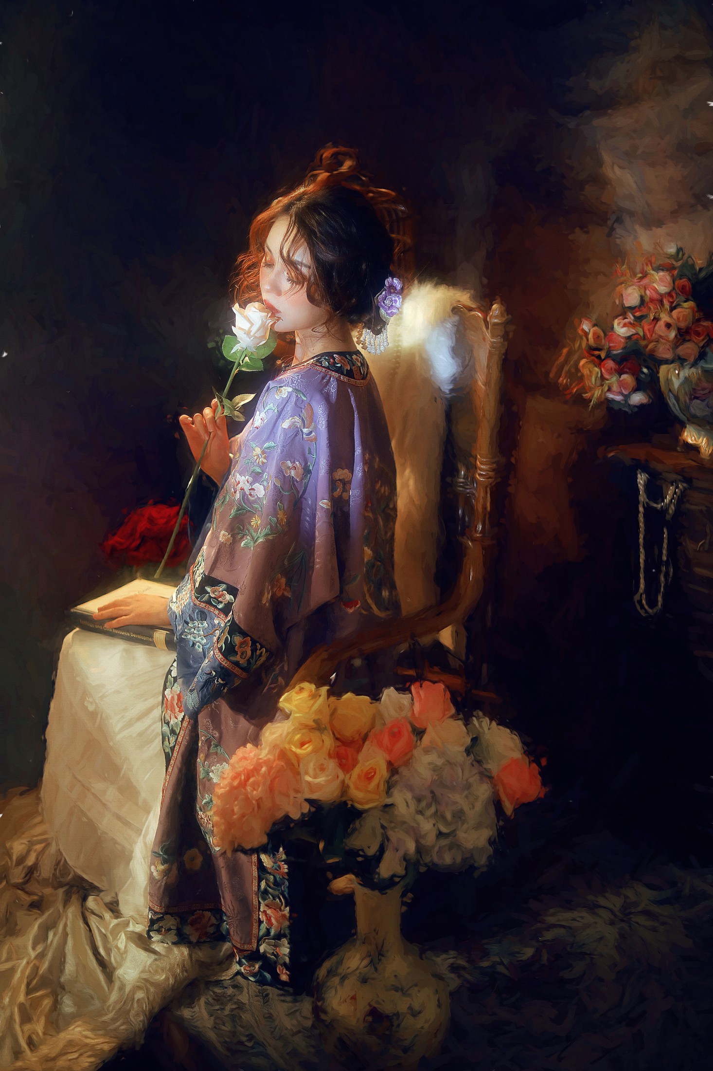 图片[4]-三函女_ – 《油画与清汉女》[25P]-COS写真在线网