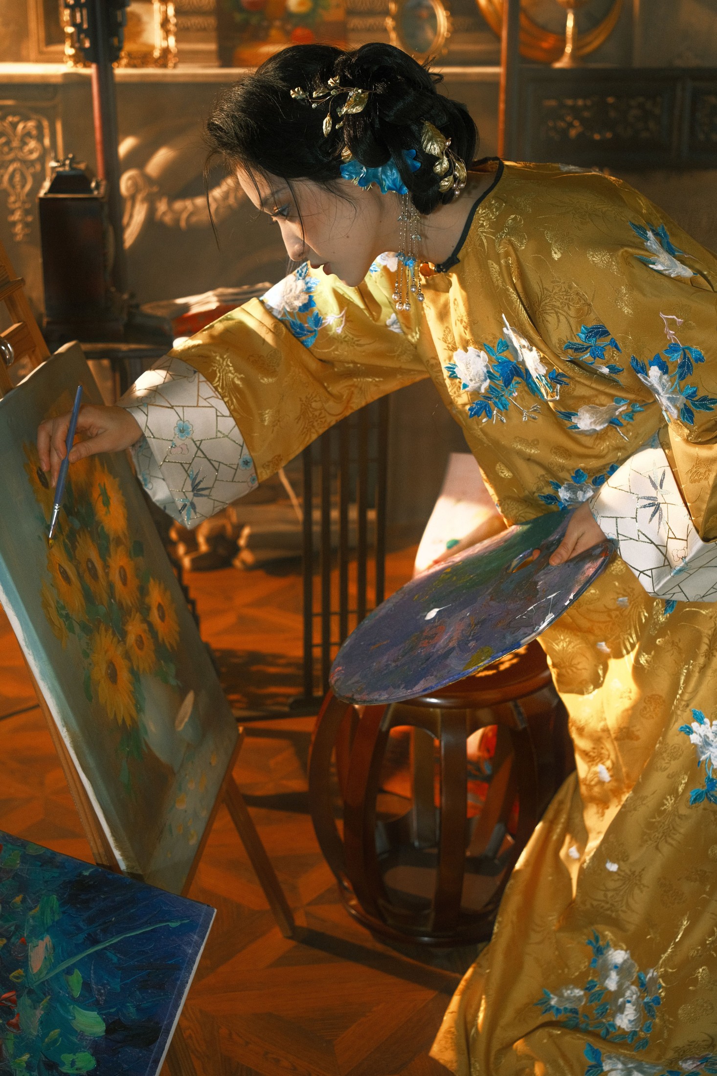 图片[5]-不及丿 – 《西方画展上的东方女人》[20P]-COS写真在线网