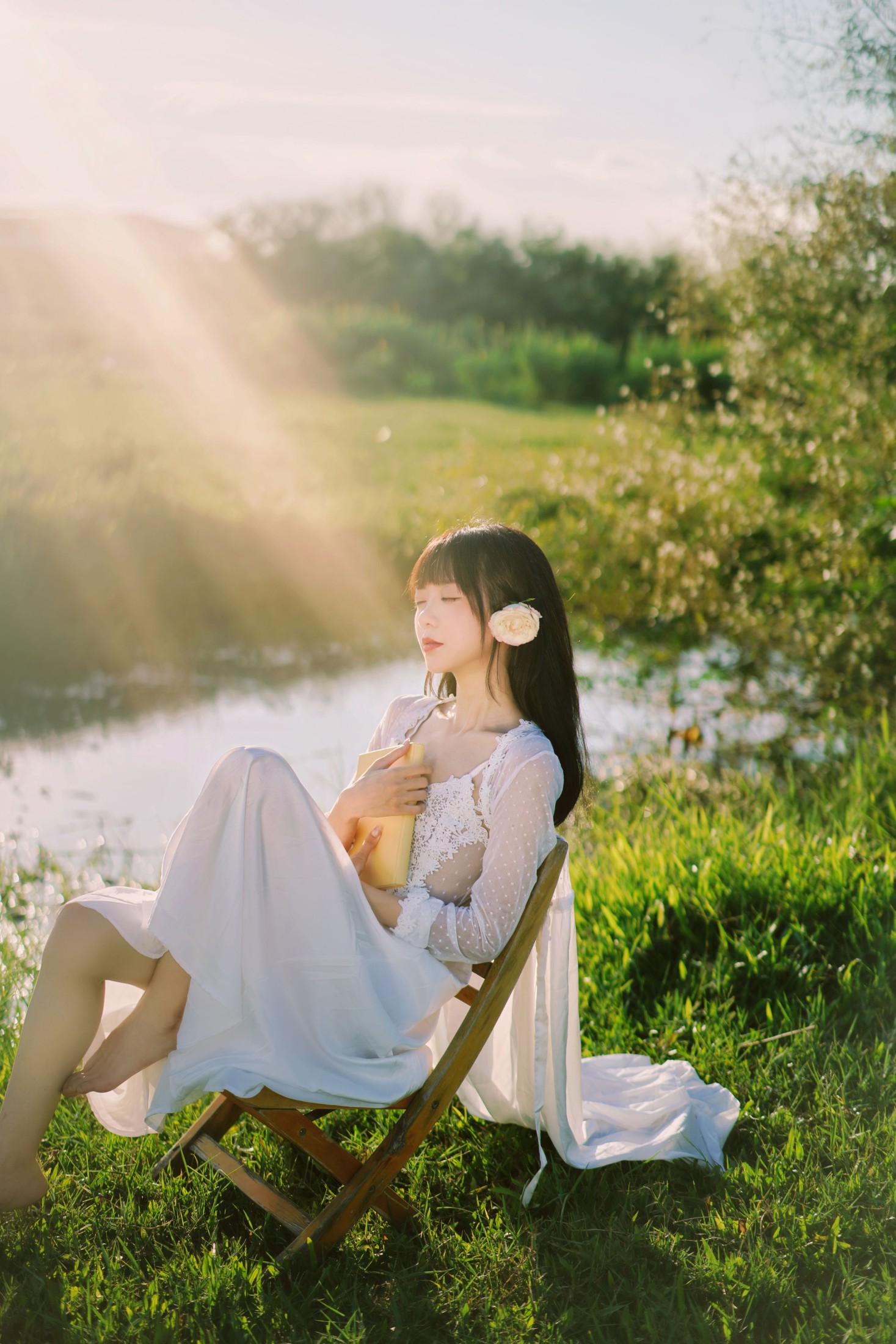 图片[5]-鸭鸭 – 《柔光下的那片湖畔》[25P]-COS写真在线网