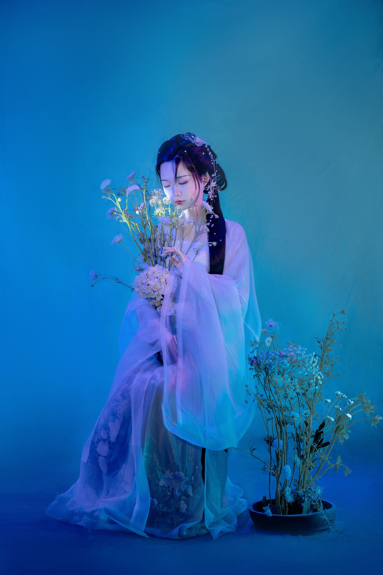 图片[3]-怀里猫ovo – 《她是那一抹蓝》[23P]-COS写真在线网