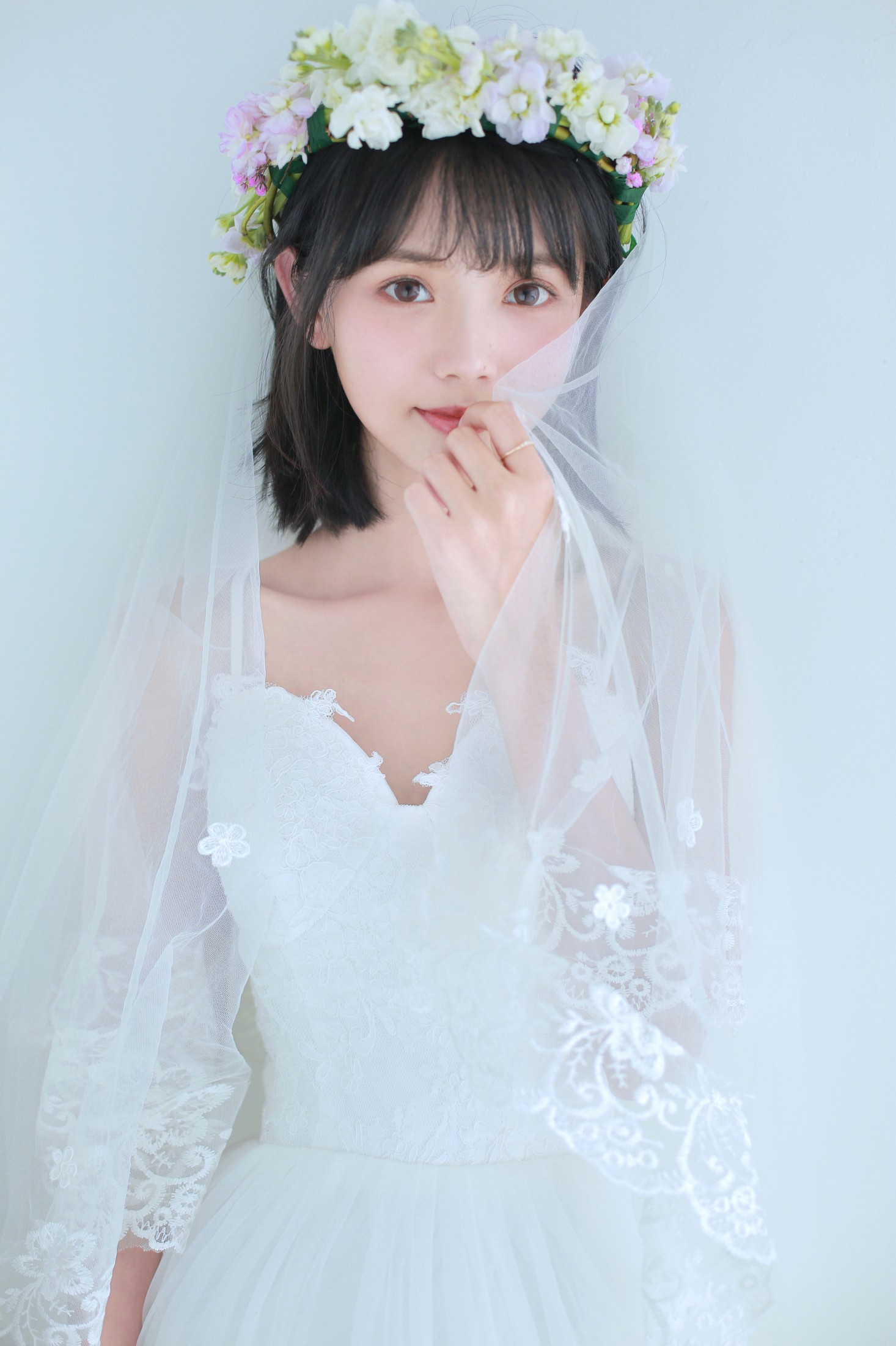 图片[3]-猫梓子 – 《花的嫁纱》[22P]-COS写真在线网