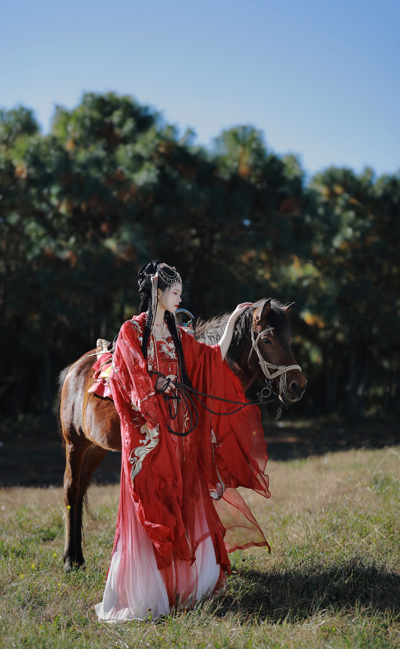 图片[3]-吾岁岁 – 《夕阳流火风舞沙，落日余晖映彩霞》[24P]-COS写真在线网