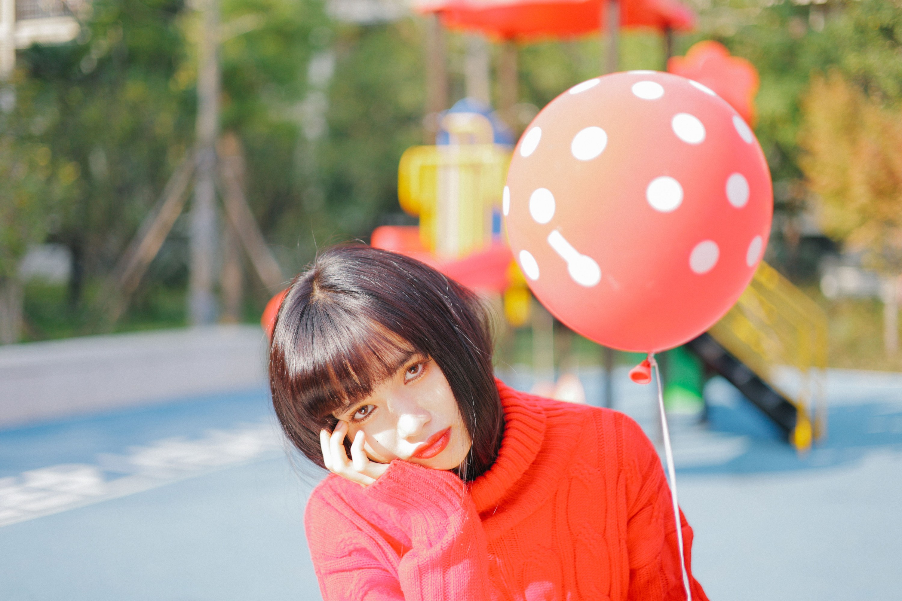 夏施哈哈酱 – 《园游会》[40P] - 秀人网免费无水印在线套图写真