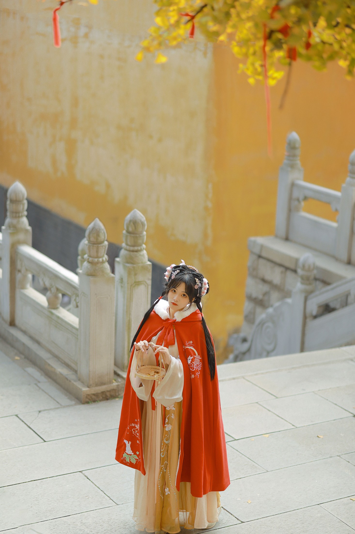 图片[5]-是蝶绪咩 – 《银杏汉服》[22P]-COS写真在线网