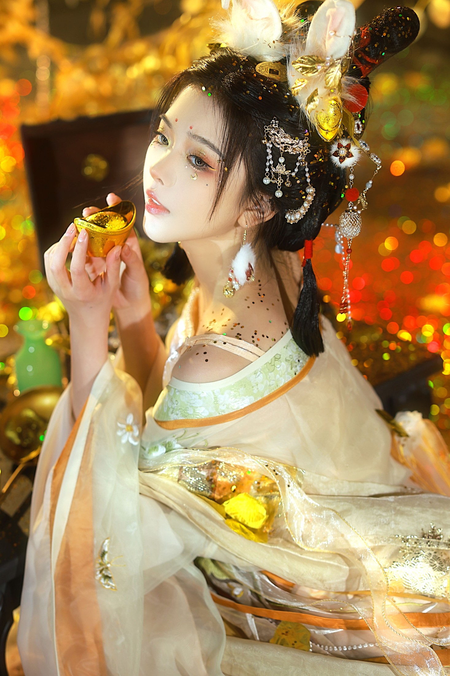 图片[5]-彭十六elf – 《财神座下兔子仙官》[23P]-COS写真在线网