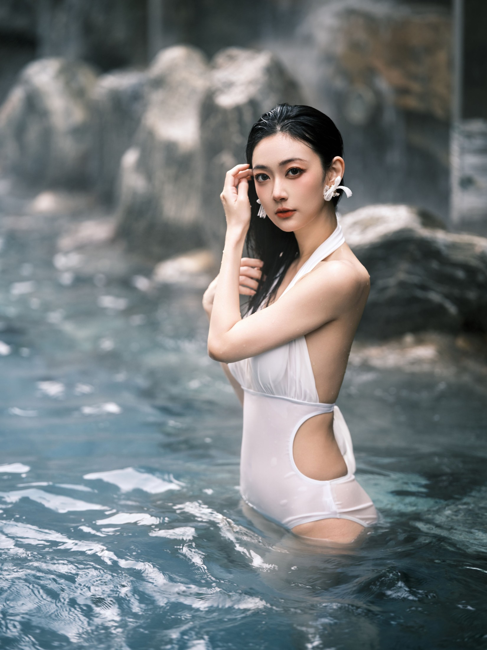 图片[3]-飞鸟咕咕- – 《温泉白》[45P]-COS写真在线网