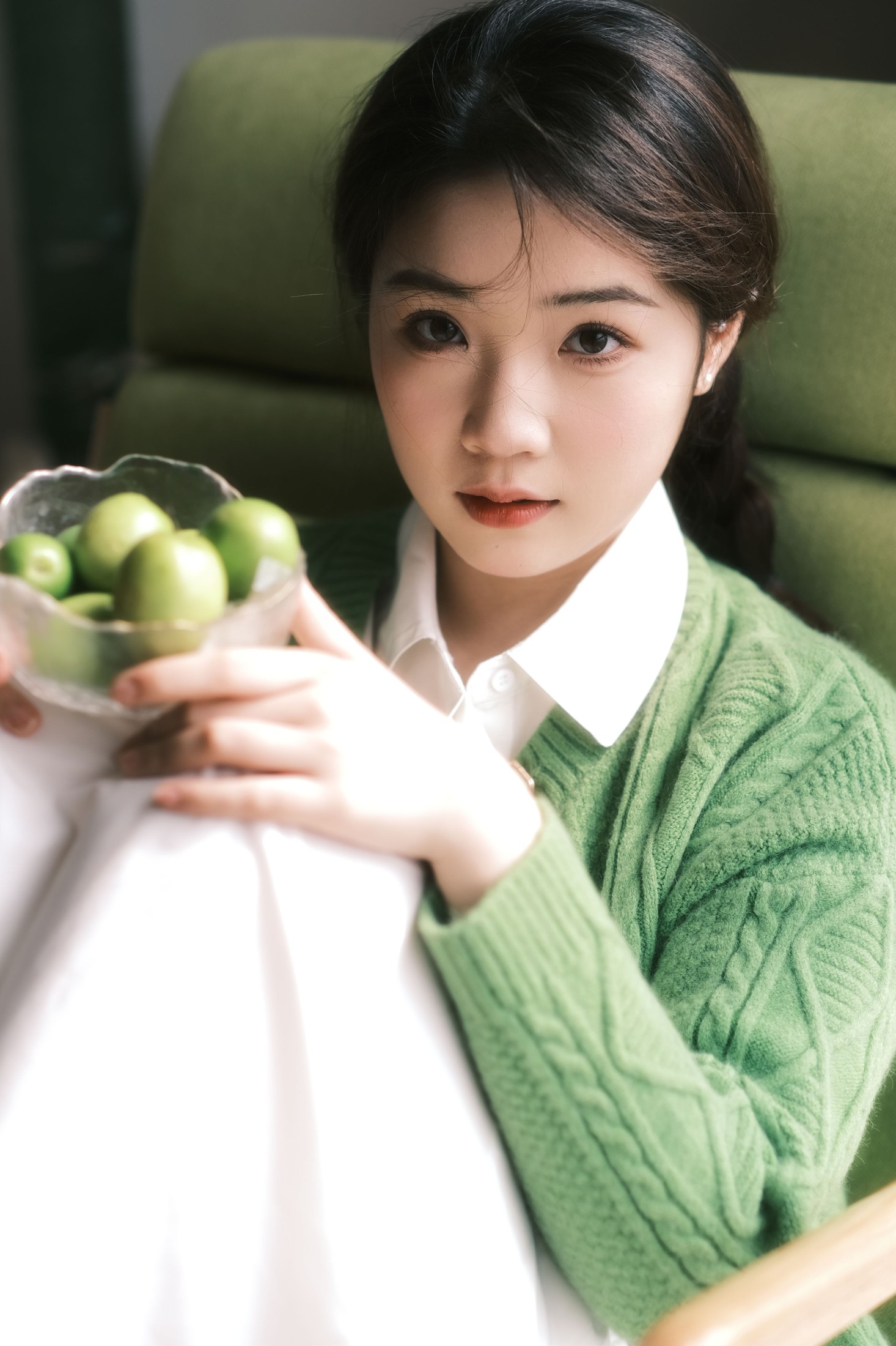 图片[4]-橙子 – 《少女绿》[32P]-COS写真在线网