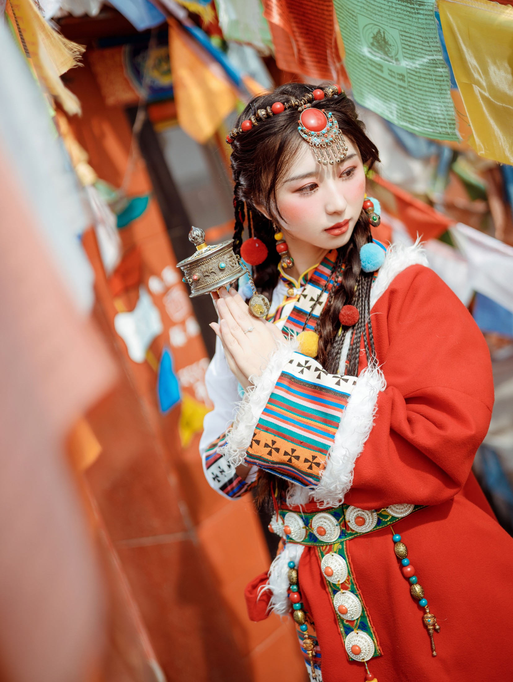 图片[3]-小希仔 – 《藏服少女》[25P]-COS写真在线网