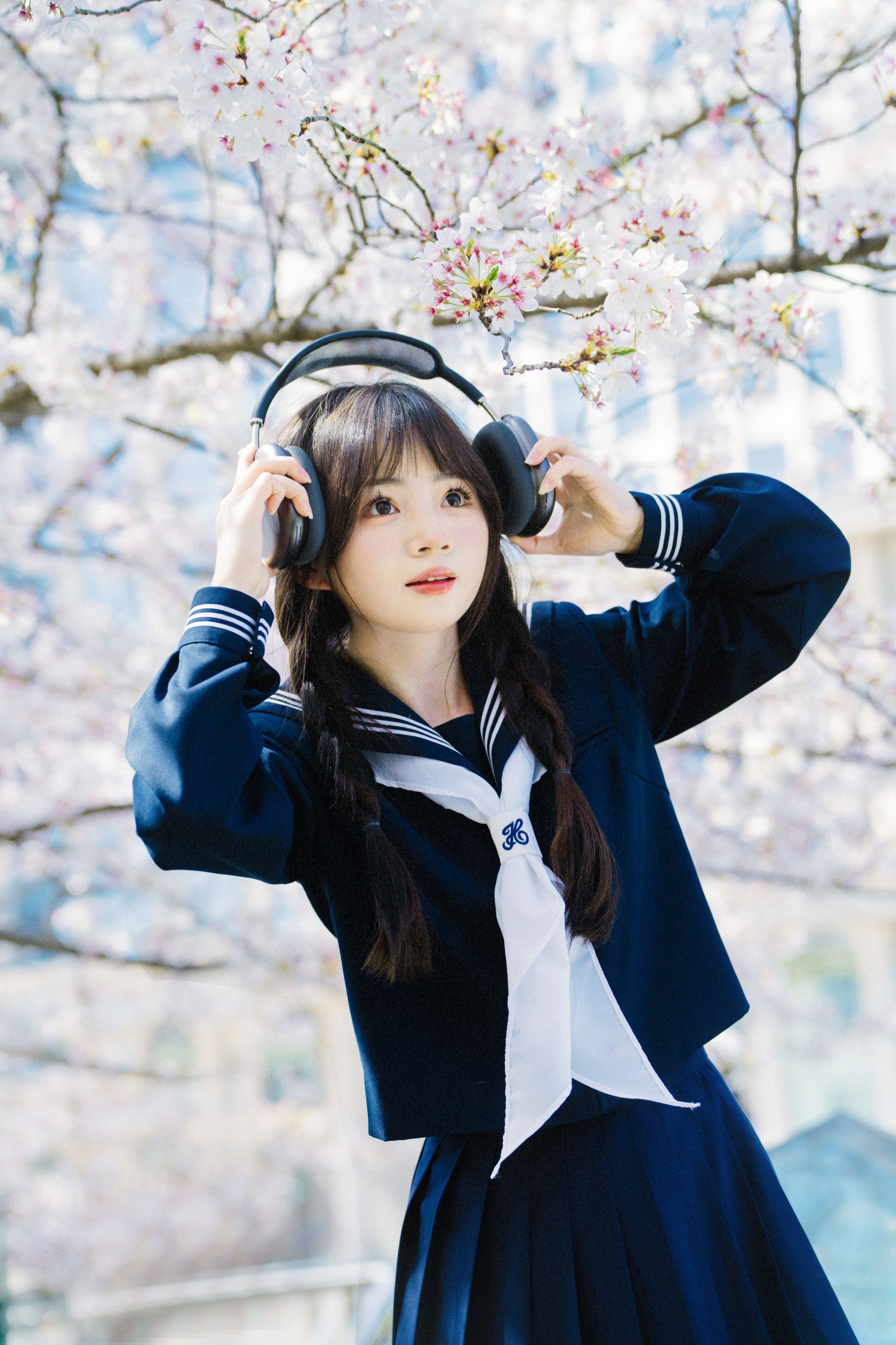 图片[3]-吱吱 – 《樱花校园》[32P]-COS写真在线网