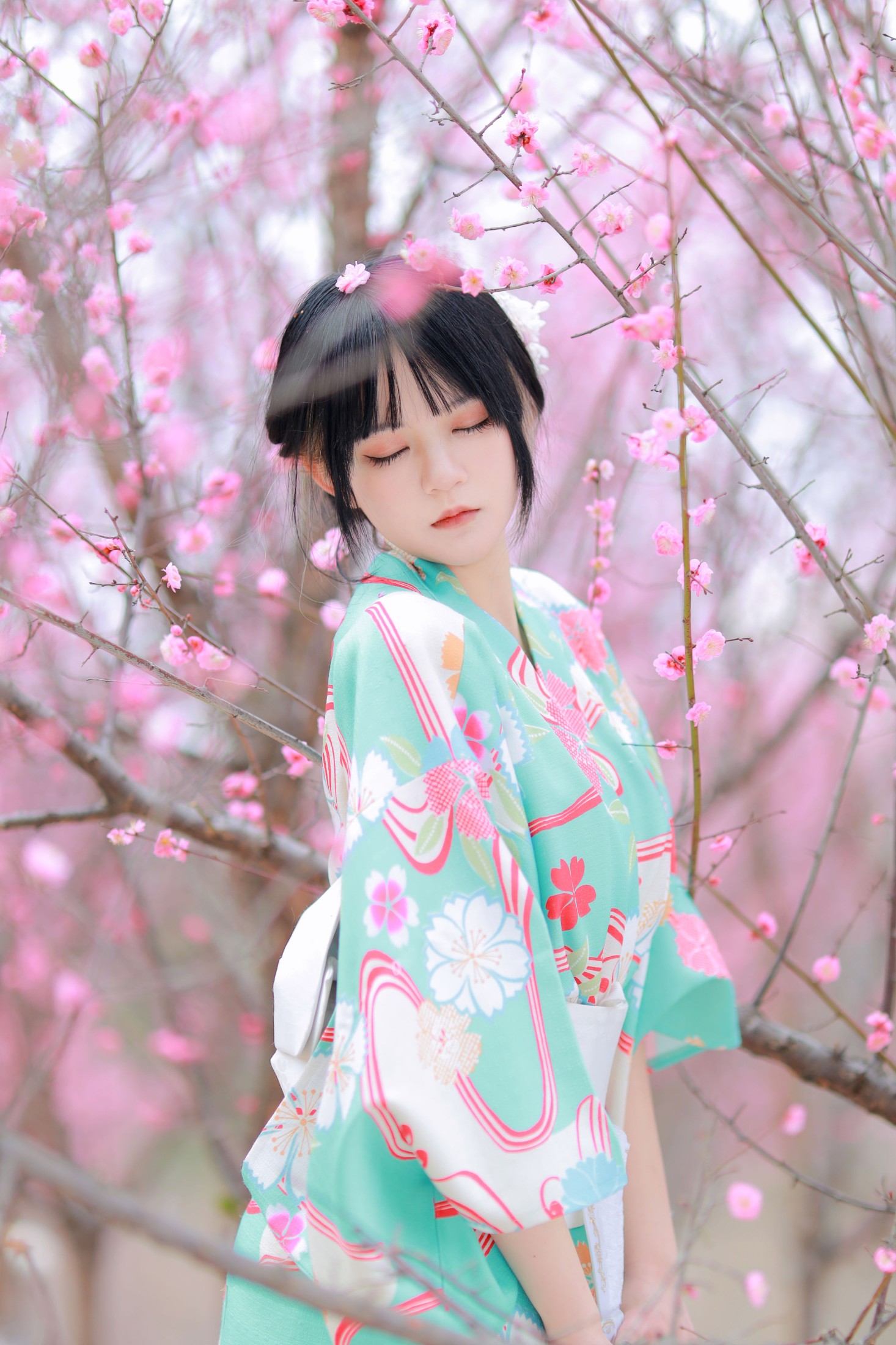 图片[4]-wenyujia – 《和服樱花》[22P]-COS写真在线网