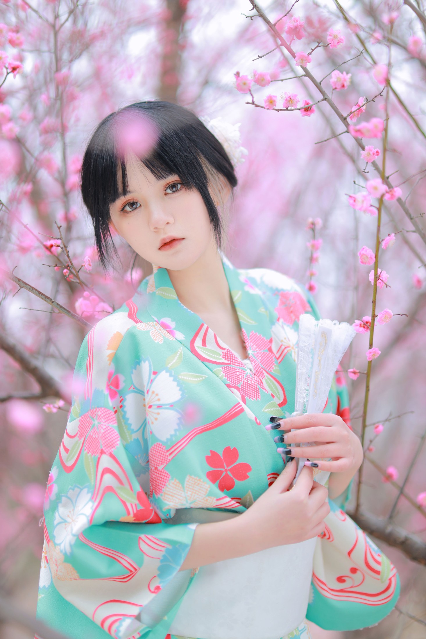 图片[3]-wenyujia – 《和服樱花》[22P]-COS写真在线网