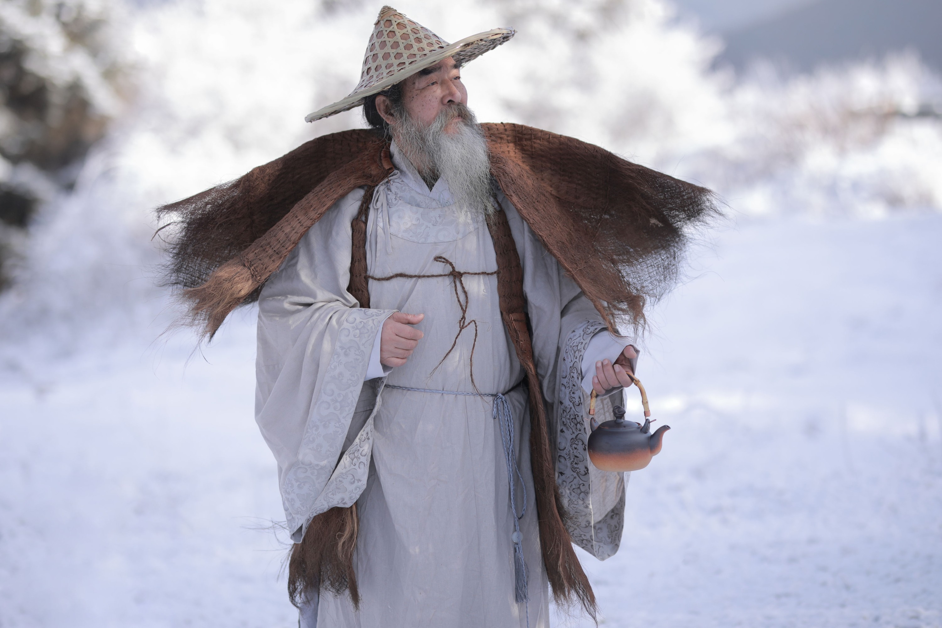 图片[3]-素昧在路上 汉服爷爷云中鹤 – 《风雪夜归人》[25P]-COS写真在线网
