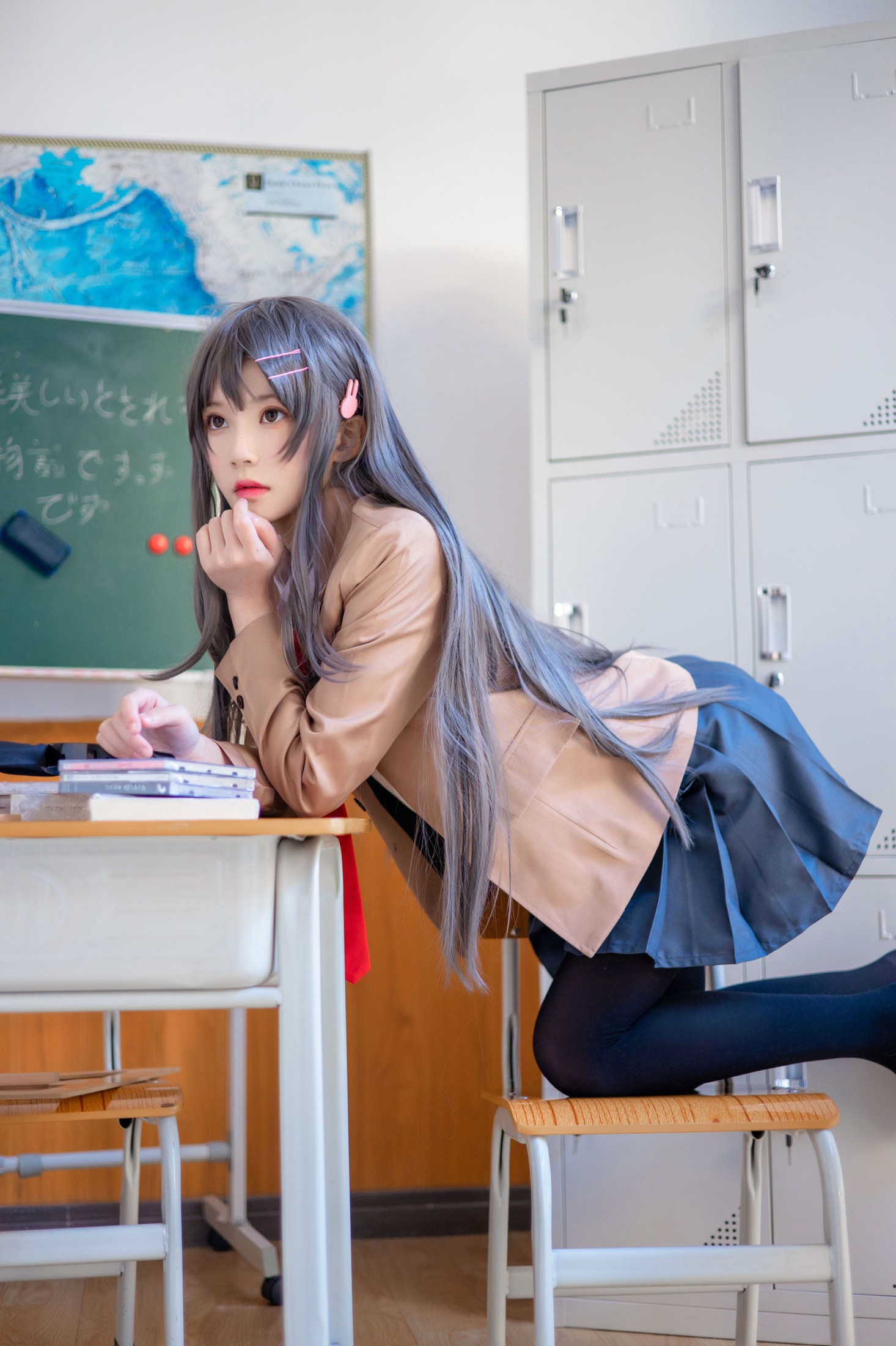 图片[5]-桜桃喵 – 《麻衣学姐制服cosplay 》[22P]-COS写真在线网
