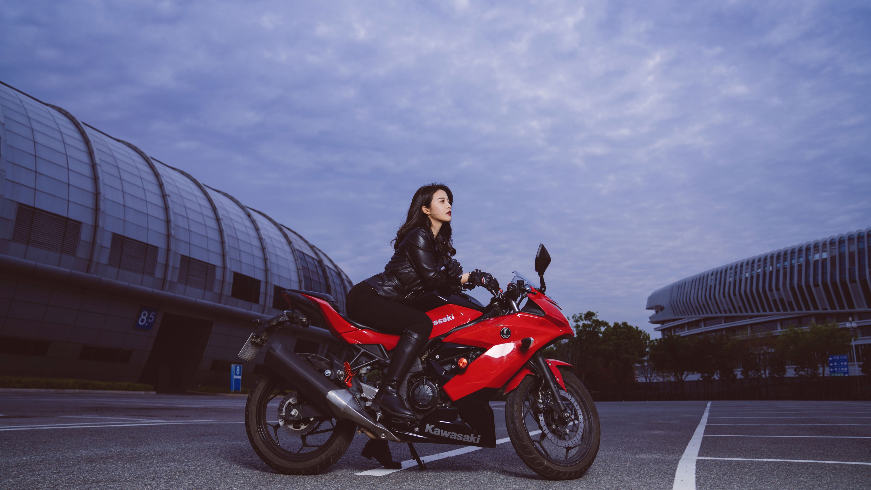 图片[4]-喵喵喵是锦儿呀 – 《甜辣机车，娇弱少女的酷姐范》[31P]-COS写真在线网