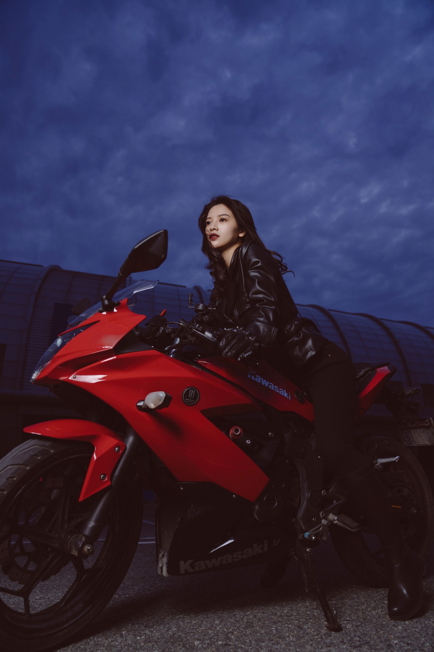 图片[5]-喵喵喵是锦儿呀 – 《甜辣机车，娇弱少女的酷姐范》[31P]-COS写真在线网
