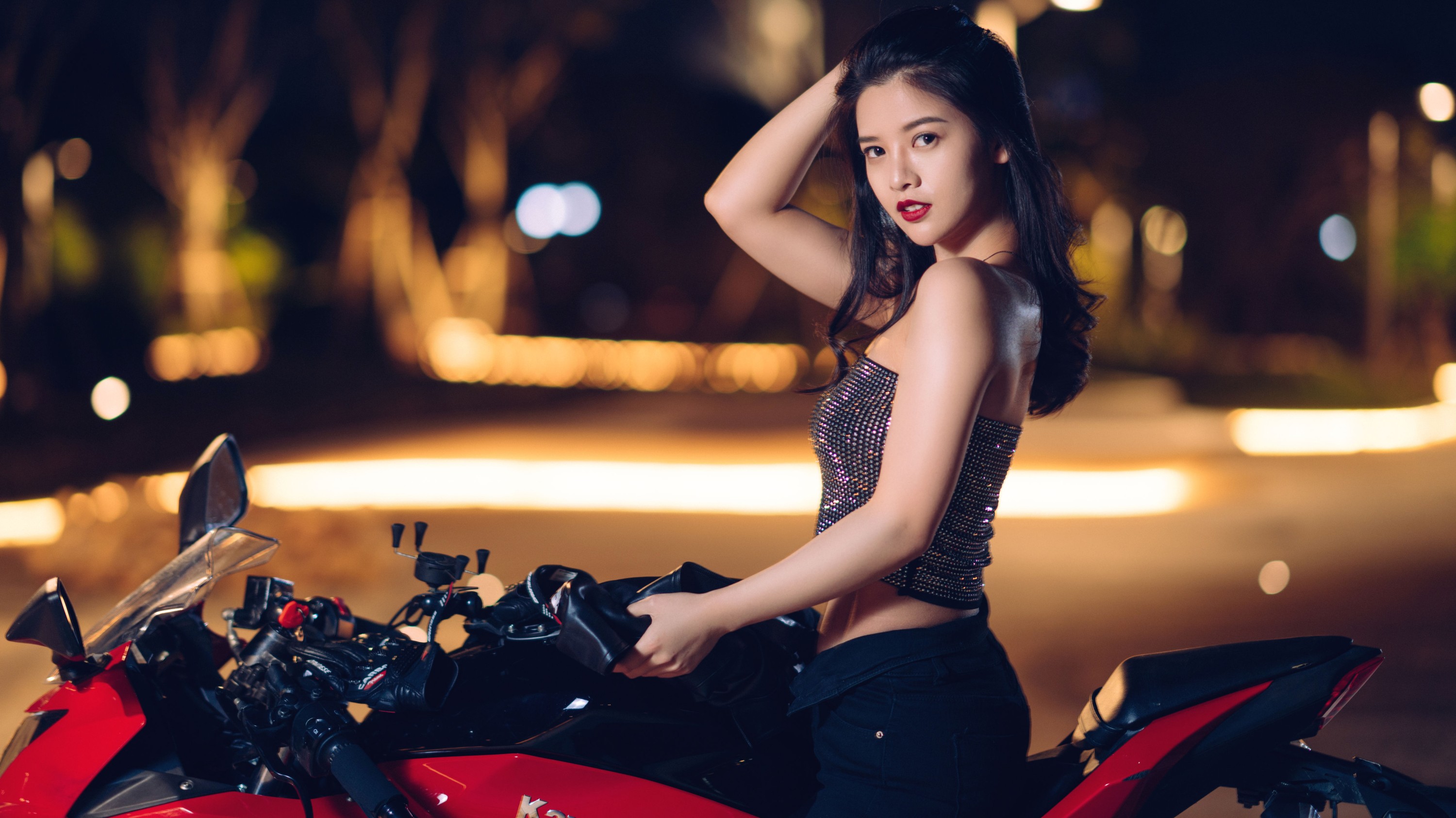 图片[3]-喵喵喵是锦儿呀 – 《甜辣机车，娇弱少女的酷姐范》[31P]-COS写真在线网