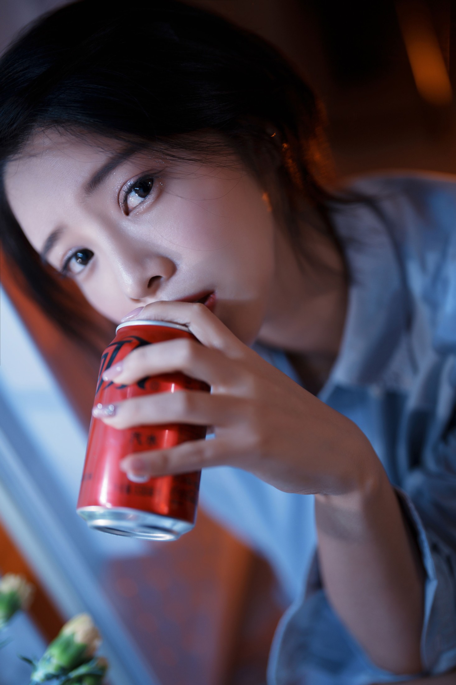 图片[4]-喵喵喵是锦儿呀 – 《夜半偷偷趴冰箱，一点点微光摄影》[28P]-COS写真在线网