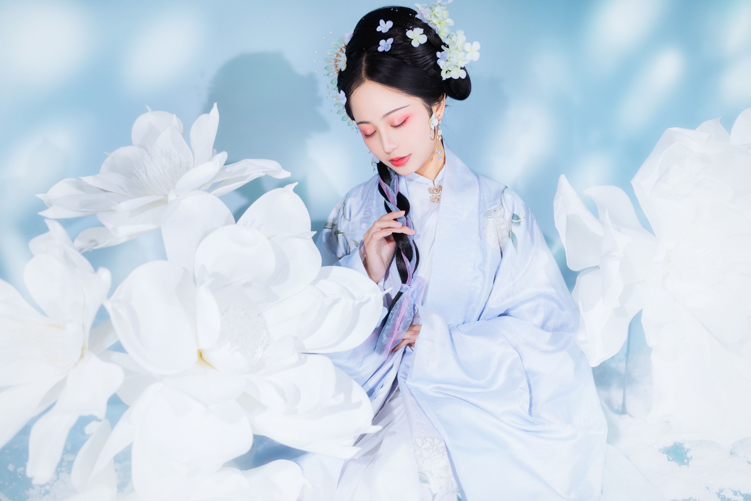 图片[4]-是雨诗呀 – 《凝霜雪》[26P]-COS写真在线网