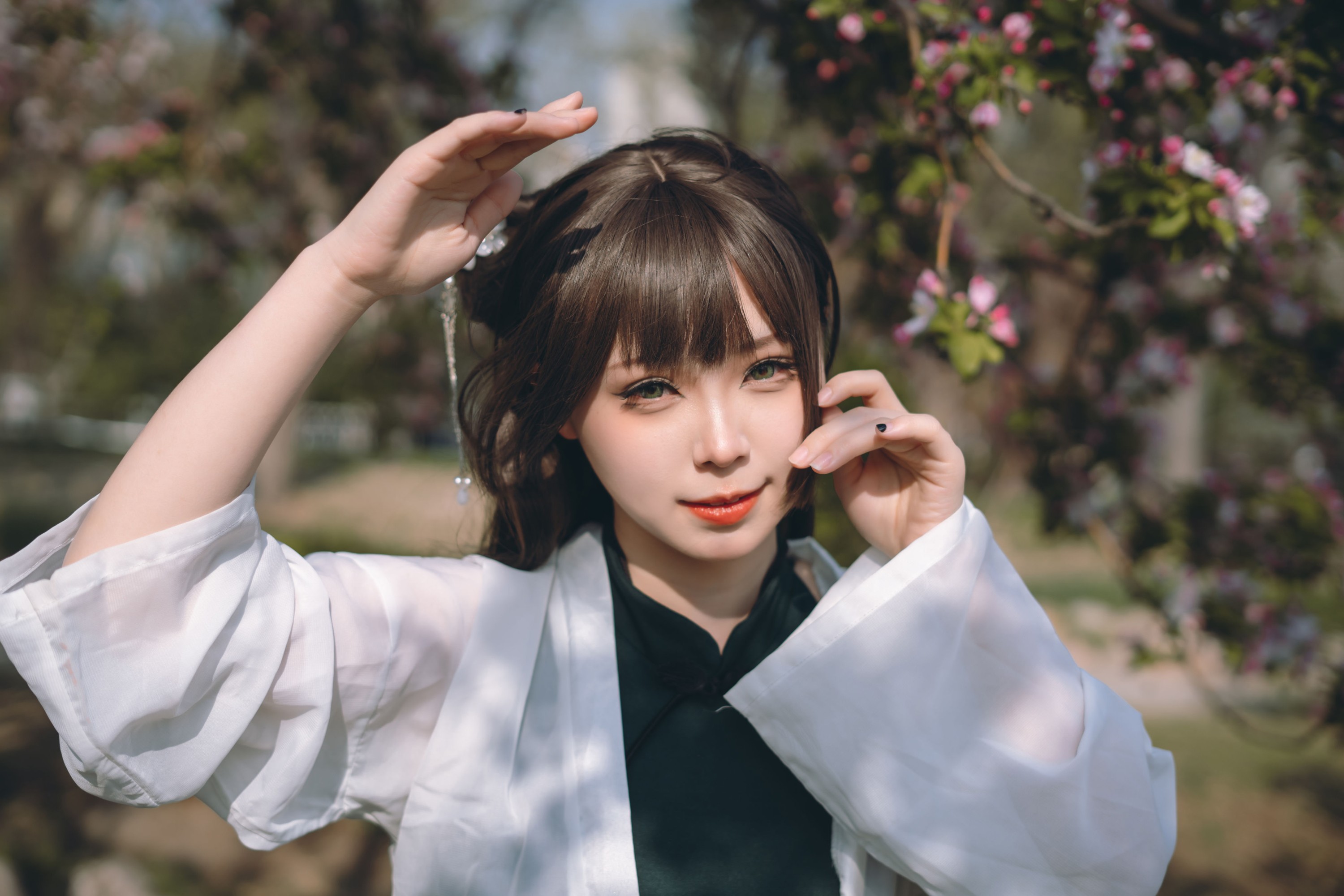 图片[4]-小桃川奈奈 – 《春游之旗袍》[32P]-COS写真在线网
