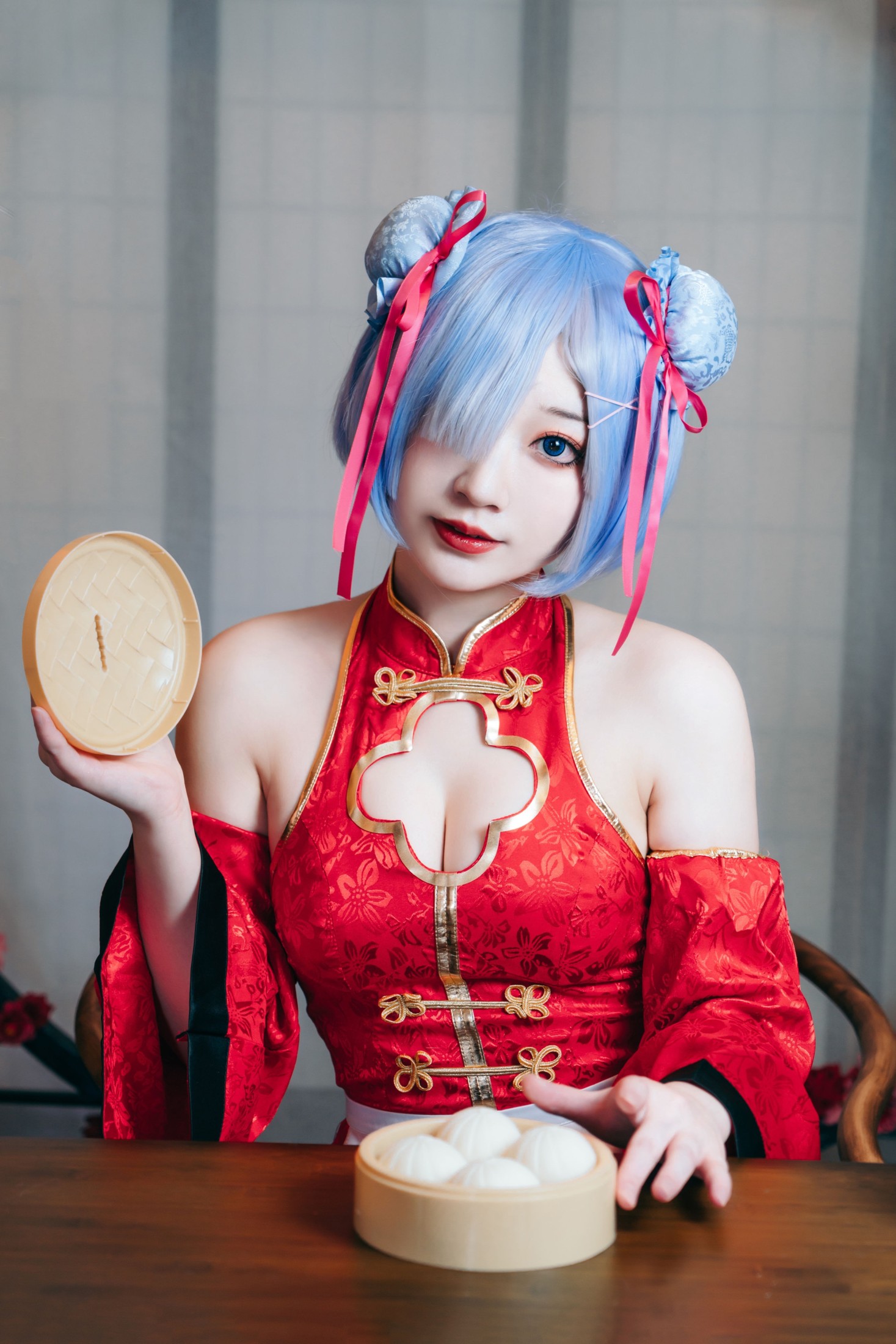 图片[4]-桃墨公子x – 《蕾姆中国风女仆》[31P]-COS写真在线网