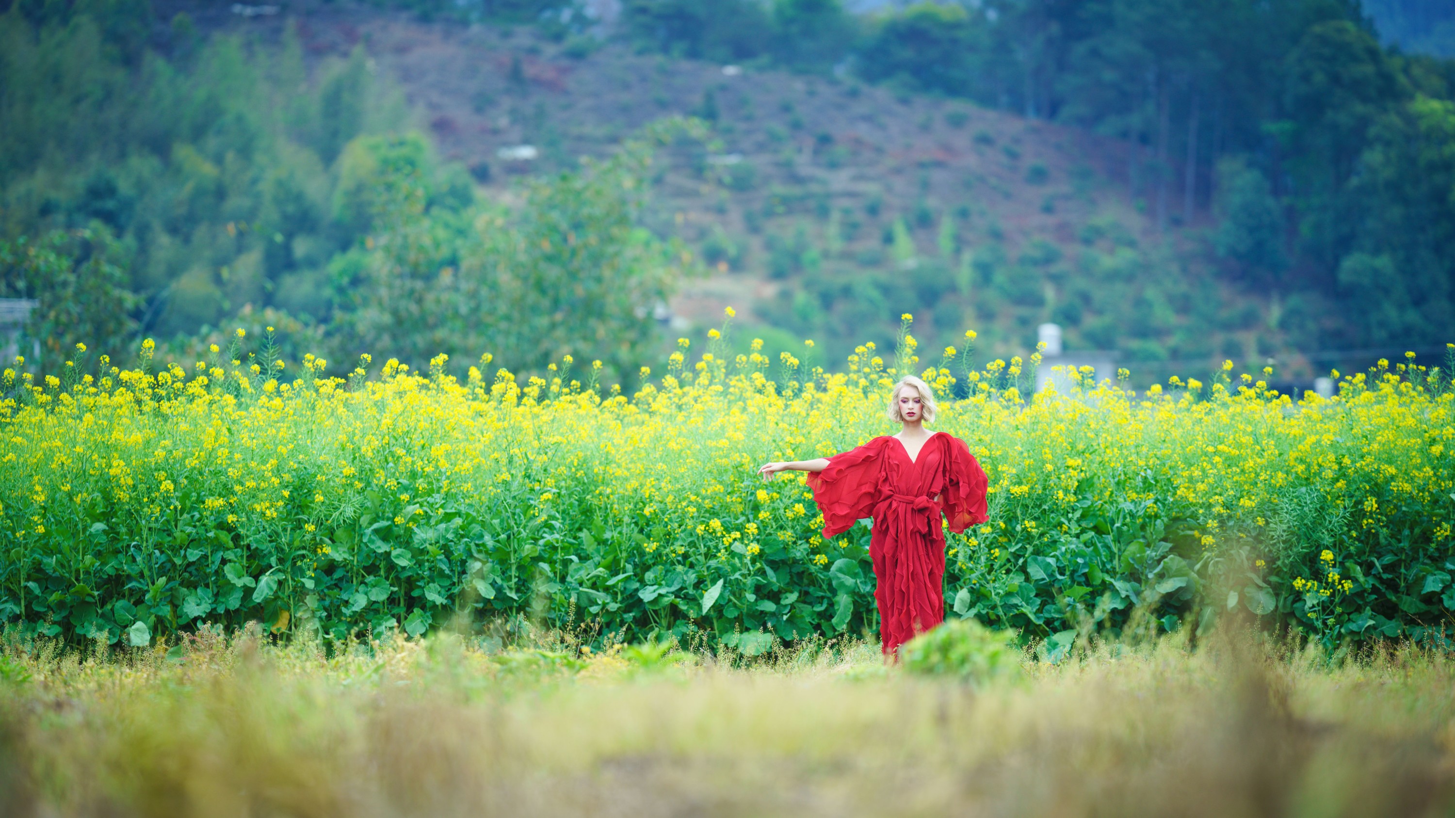 图片[3]-Natasha – 《红配绿，乌克兰美女眼中的油菜花田》[46P]-COS写真在线网
