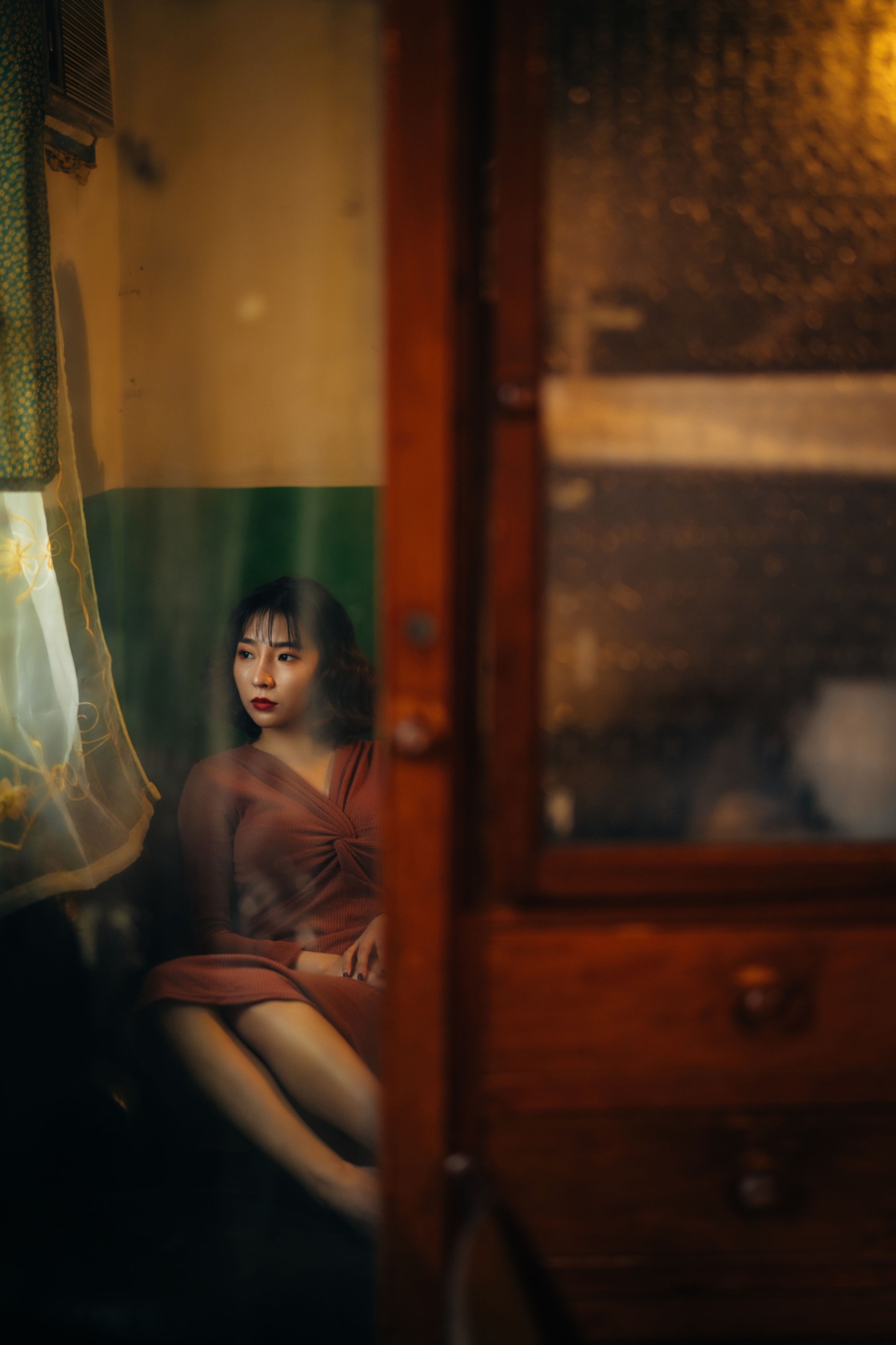 图片[5]-鲨鲨 – 《港式复古风，大嫂的气场》[31P]-COS写真在线网