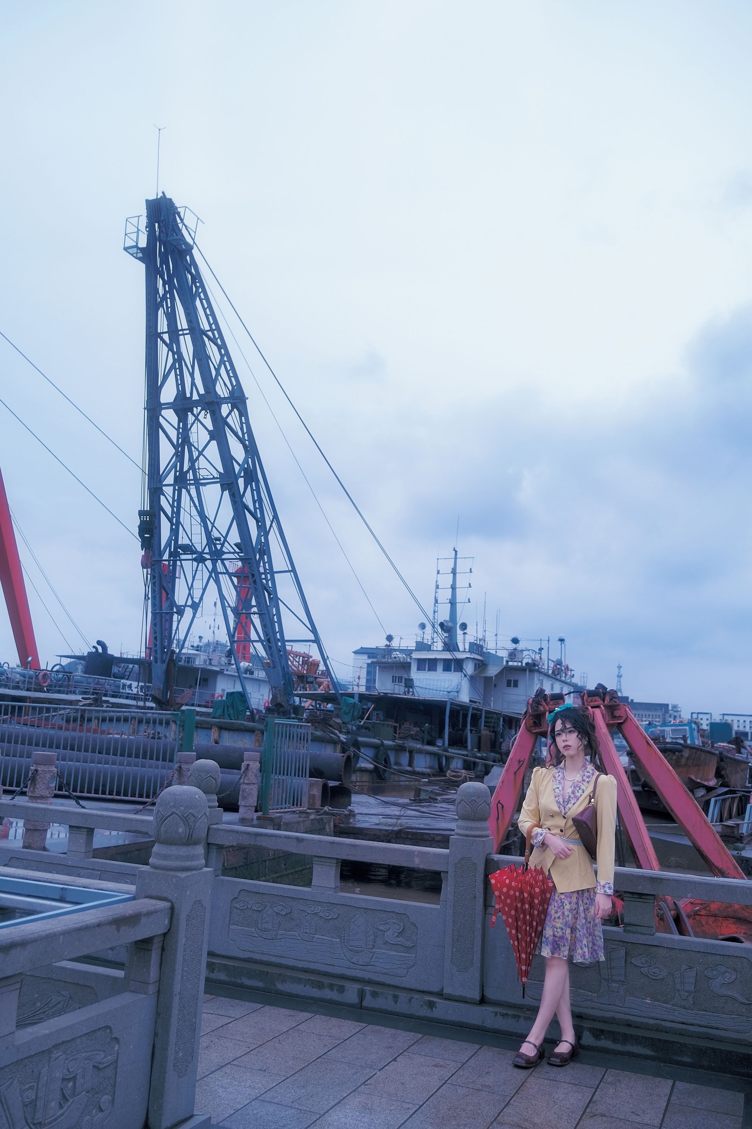 图片[4]-一只仟仟 – 《码头》[23P]-COS写真在线网