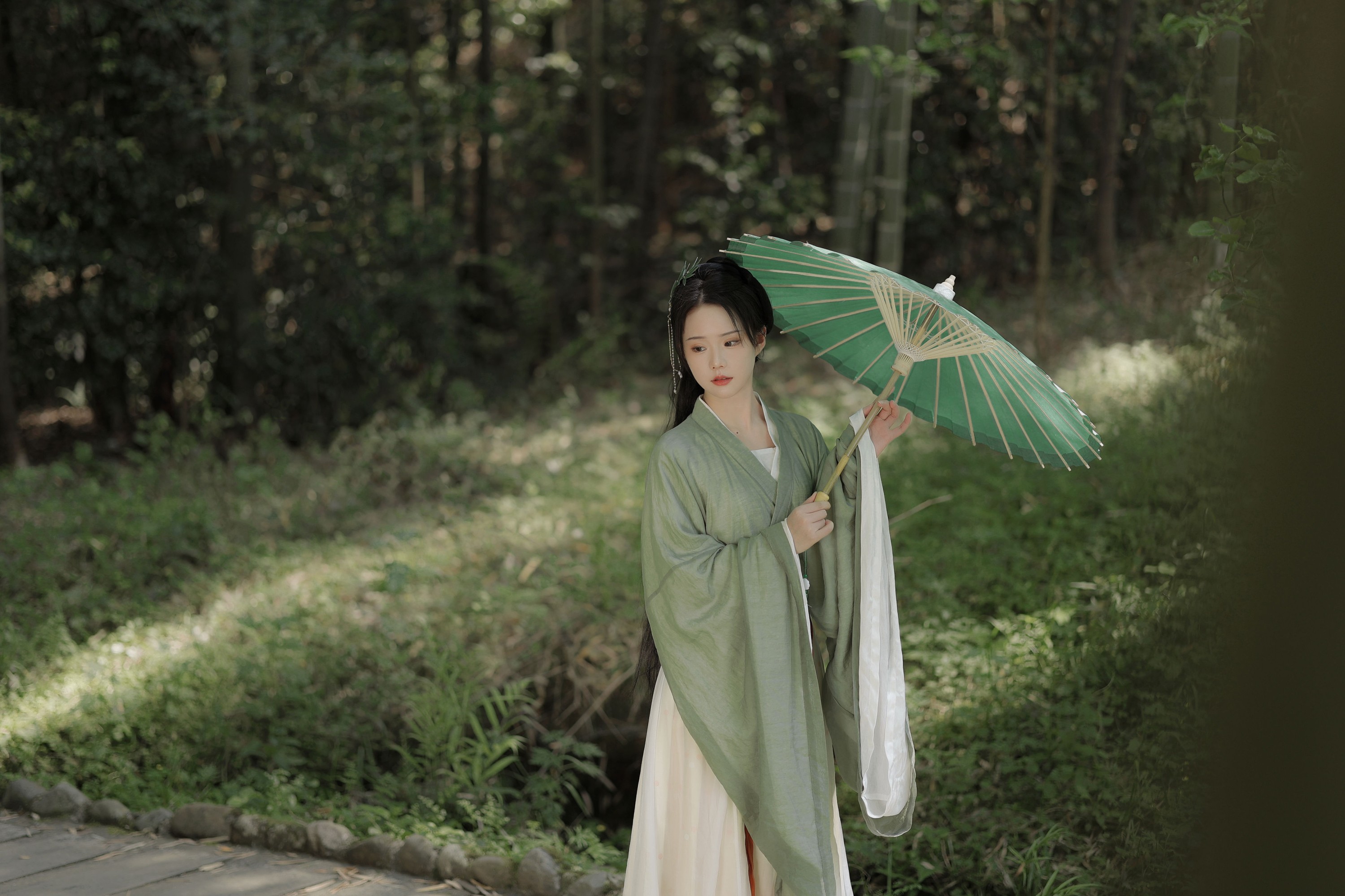 图片[3]-然崽牛奶 – 《青衣客》[24P]-COS写真在线网