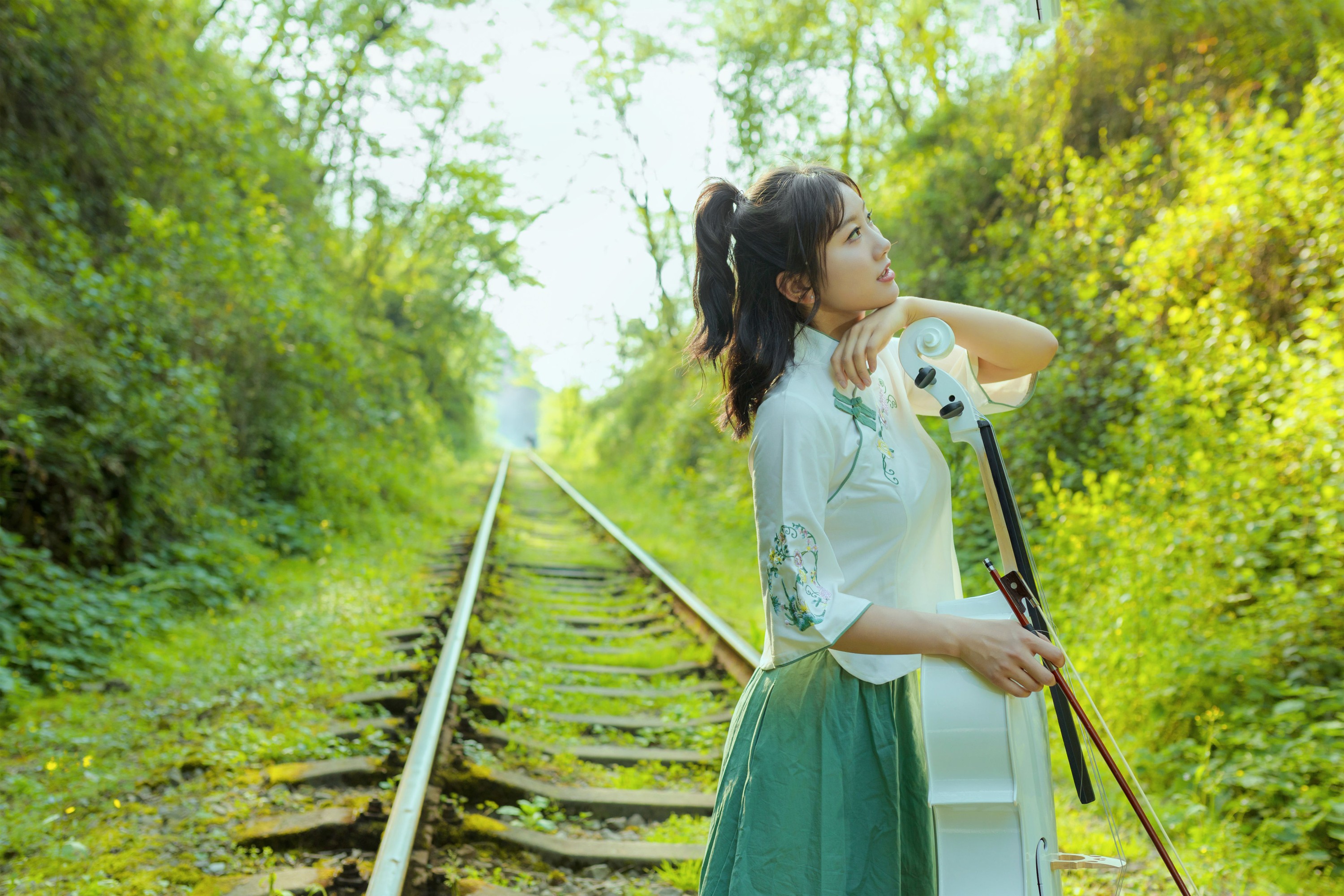 图片[3]-莎莎 – 《铁路人像》[22P]-COS写真在线网
