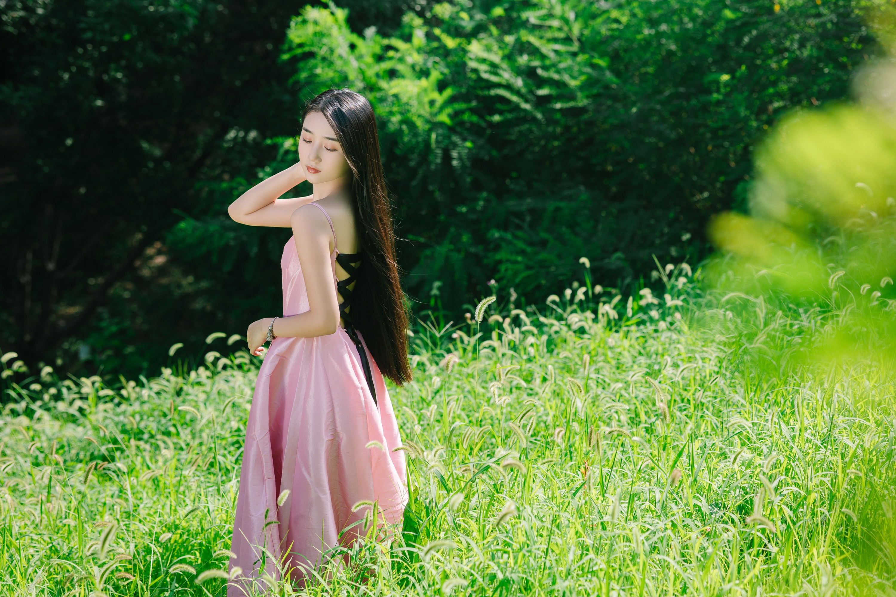 图片[4]-四月羊大冒险 – 《绿草地少女写真》[37P]-COS写真在线网
