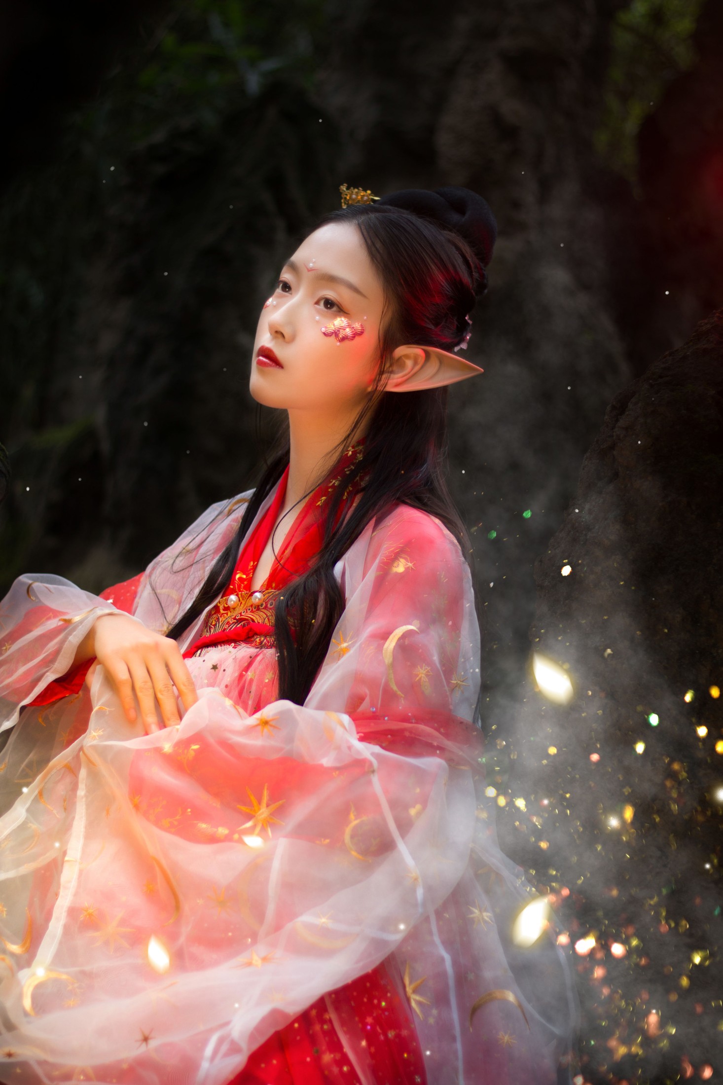 小鱼 – 《洞穴里的鲤鱼精》[20P] - 秀人网免费无水印在线套图写真