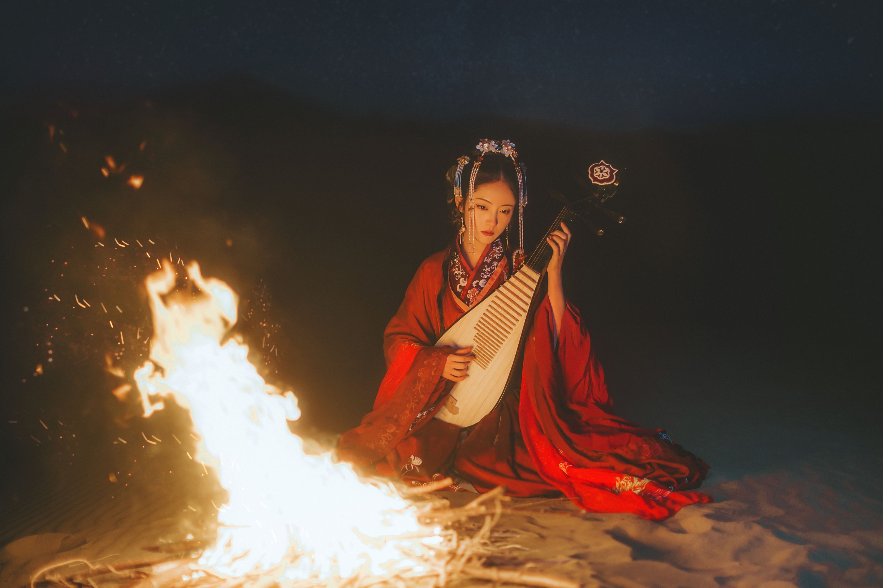 图片[3]-小温暖想要个大太阳  – 《出塞曲》[30P]-COS写真在线网