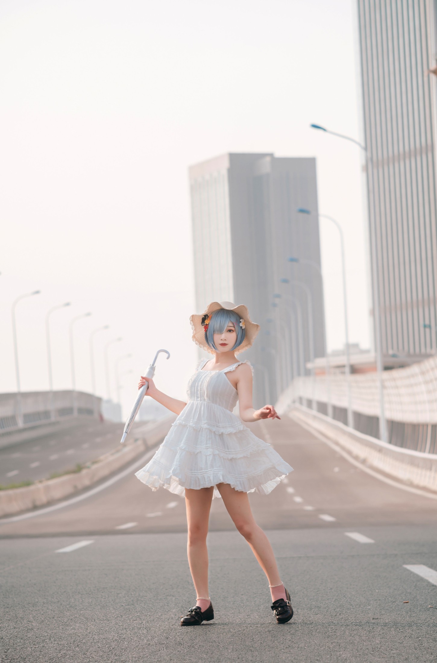 图片[3]-桃墨公子x – 《跨过大桥来到河边》[36P]-COS写真在线网