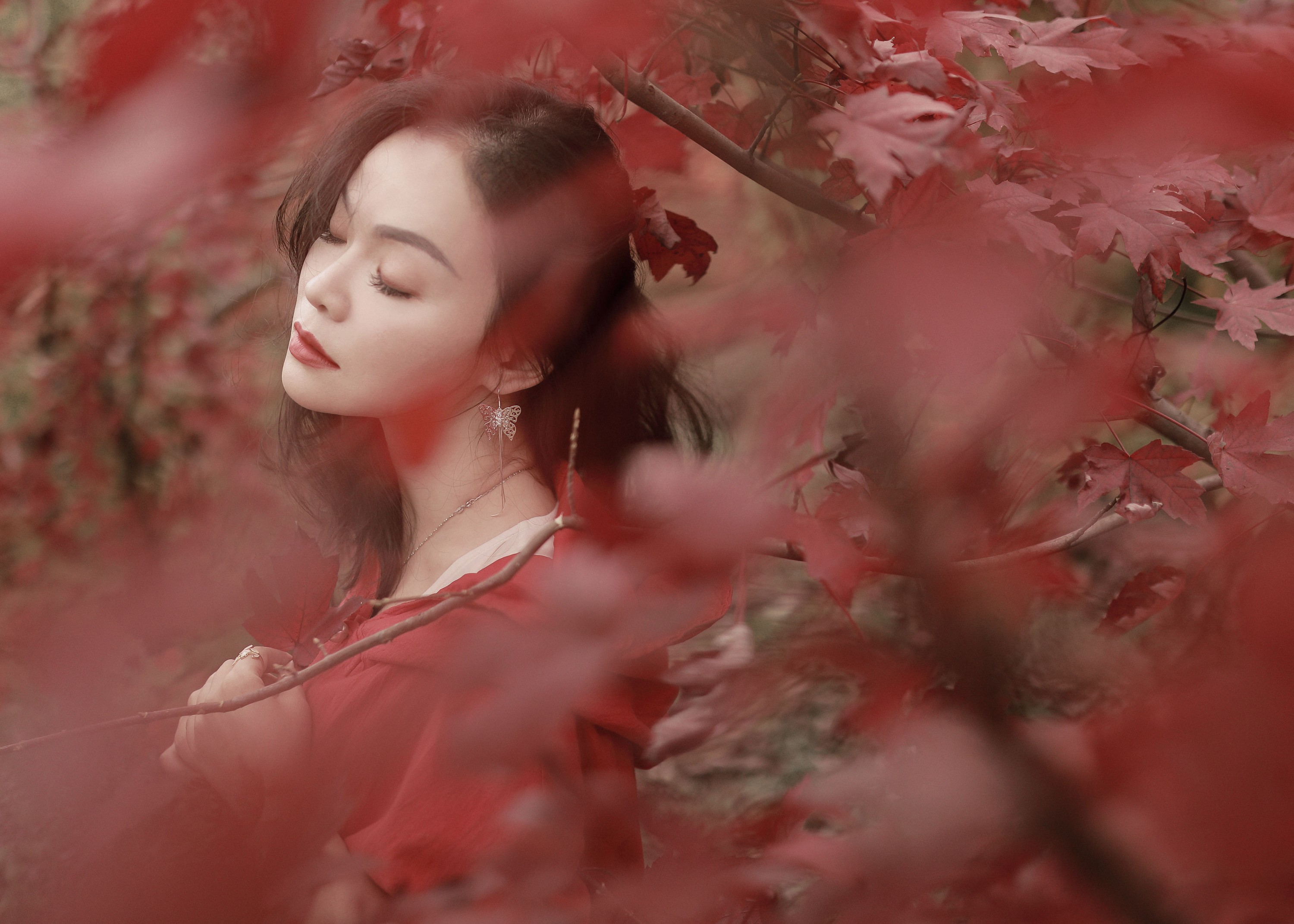 图片[5]-小妖 – 《枫叶人像》[22P]-COS写真在线网