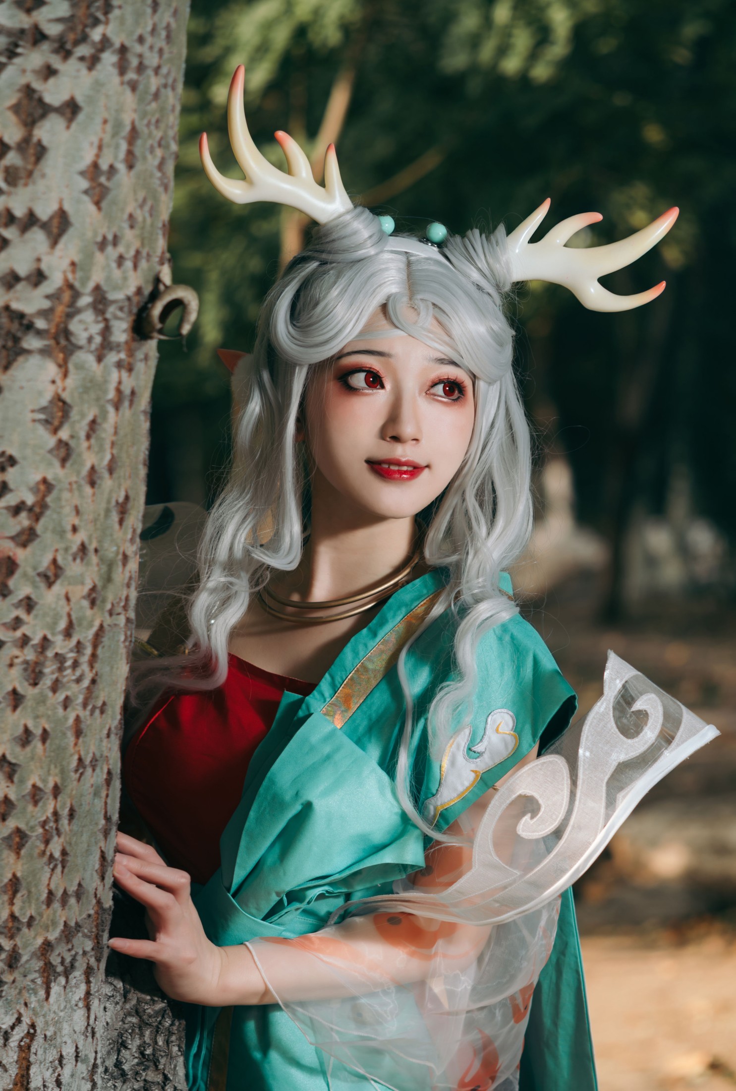 图片[5]-桃墨公子x – 《遇见神鹿》[24P]-COS写真在线网