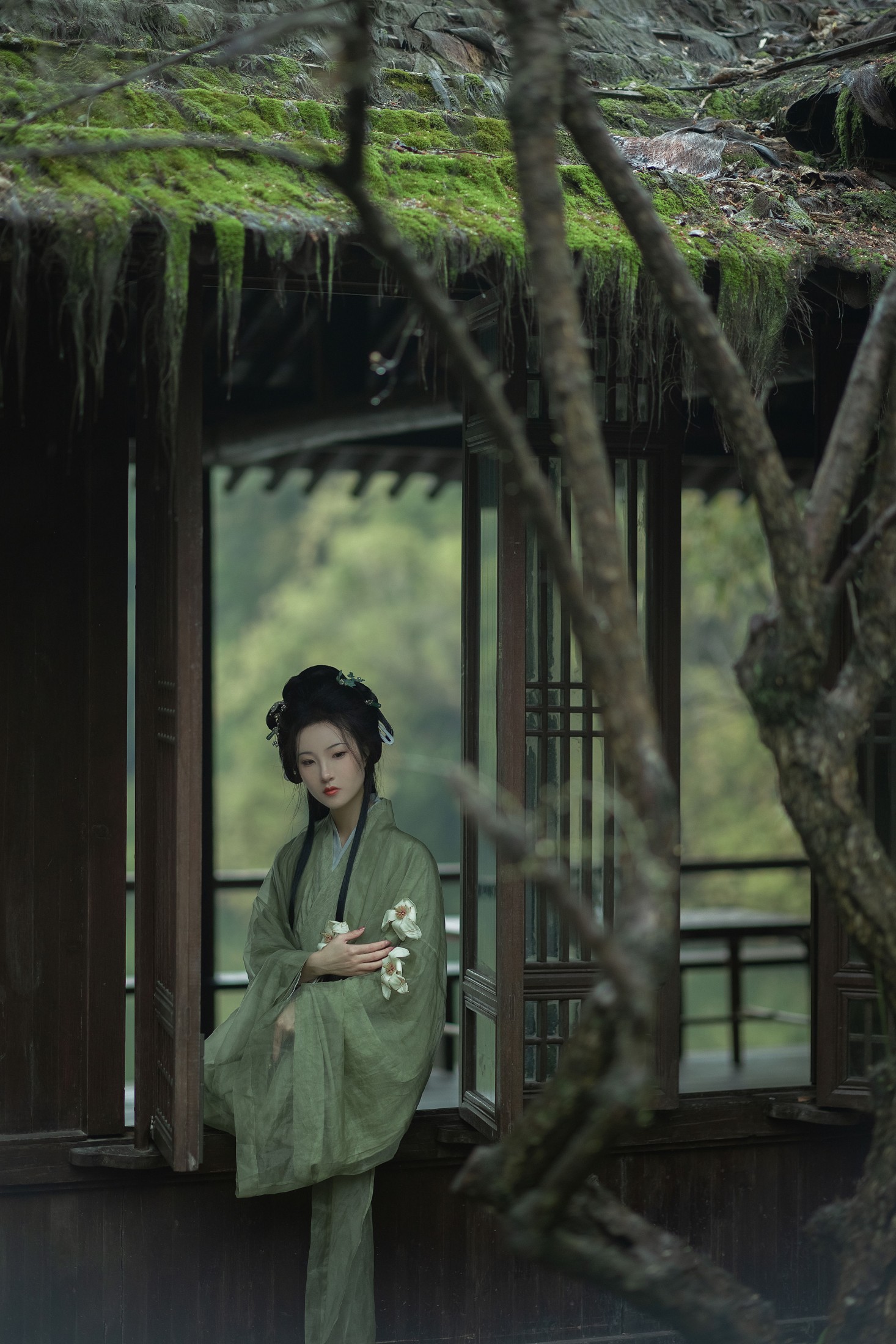图片[4]-沈云缭 – 《绿意晓声浓》[38P]-COS写真在线网